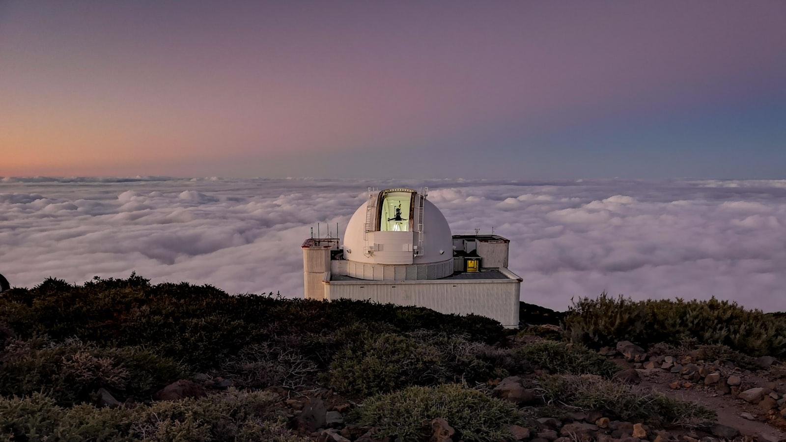 Isaac Newton Telescope On La Palma In The Evening jigsaw puzzle preview