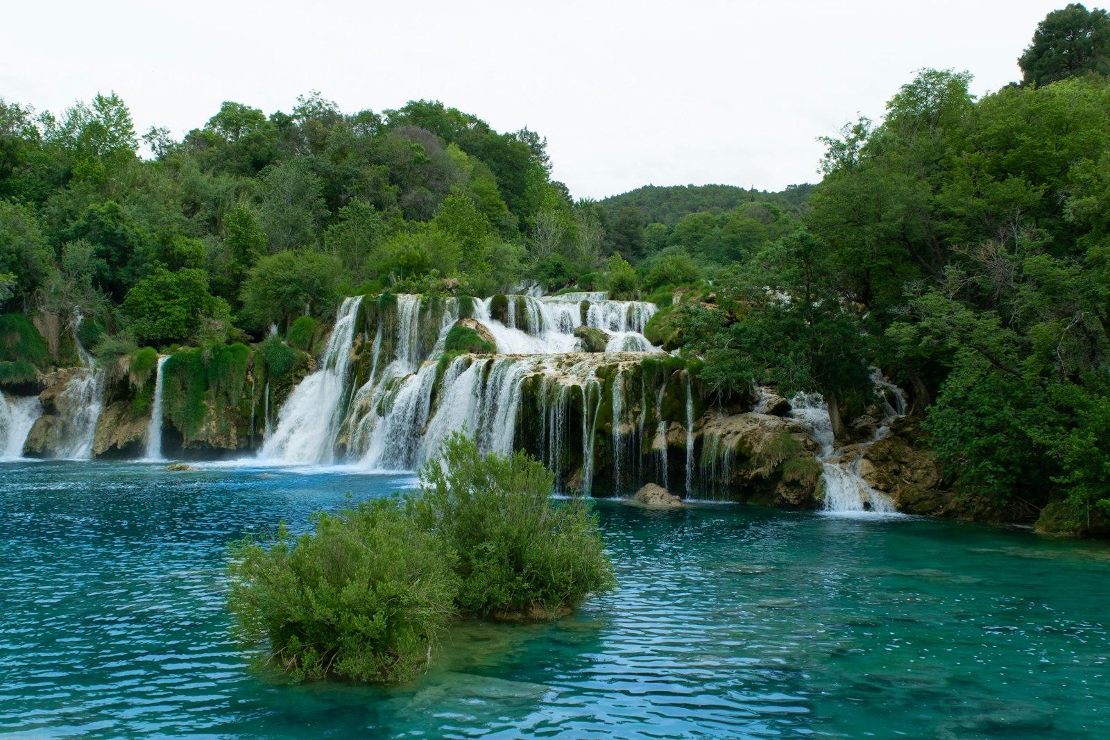Lake With A Waterfall In A Forest jigsaw puzzle preview