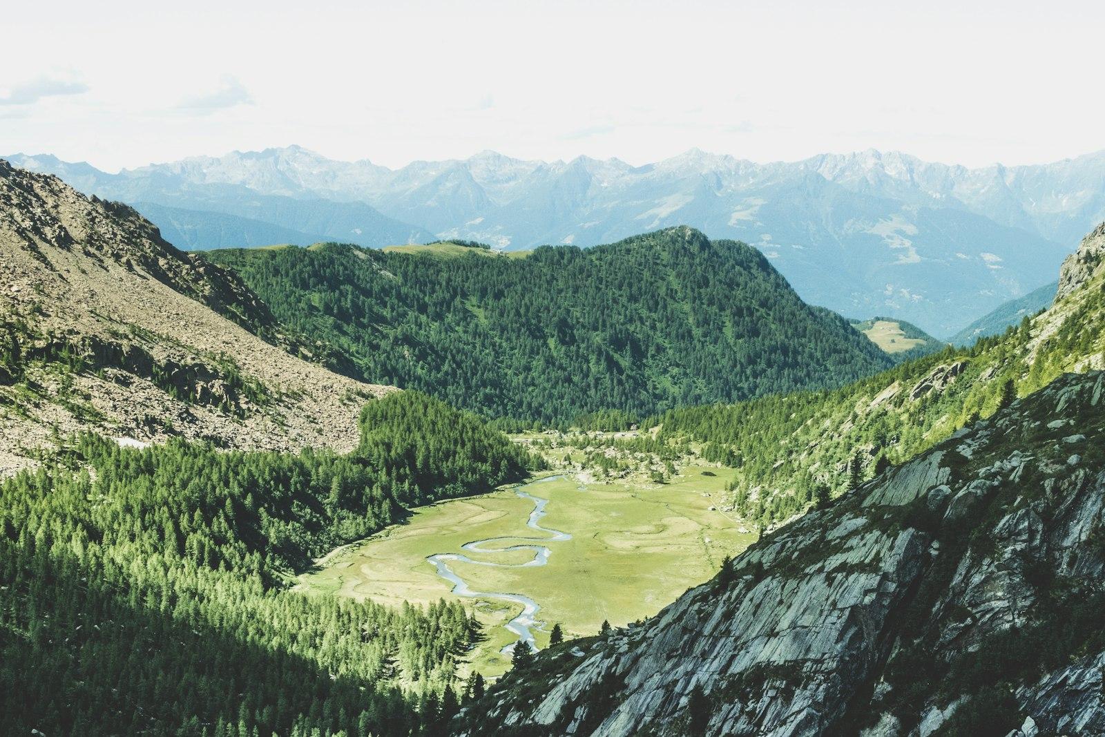 Landscape Photography Of River Between Mountains jigsaw puzzle preview