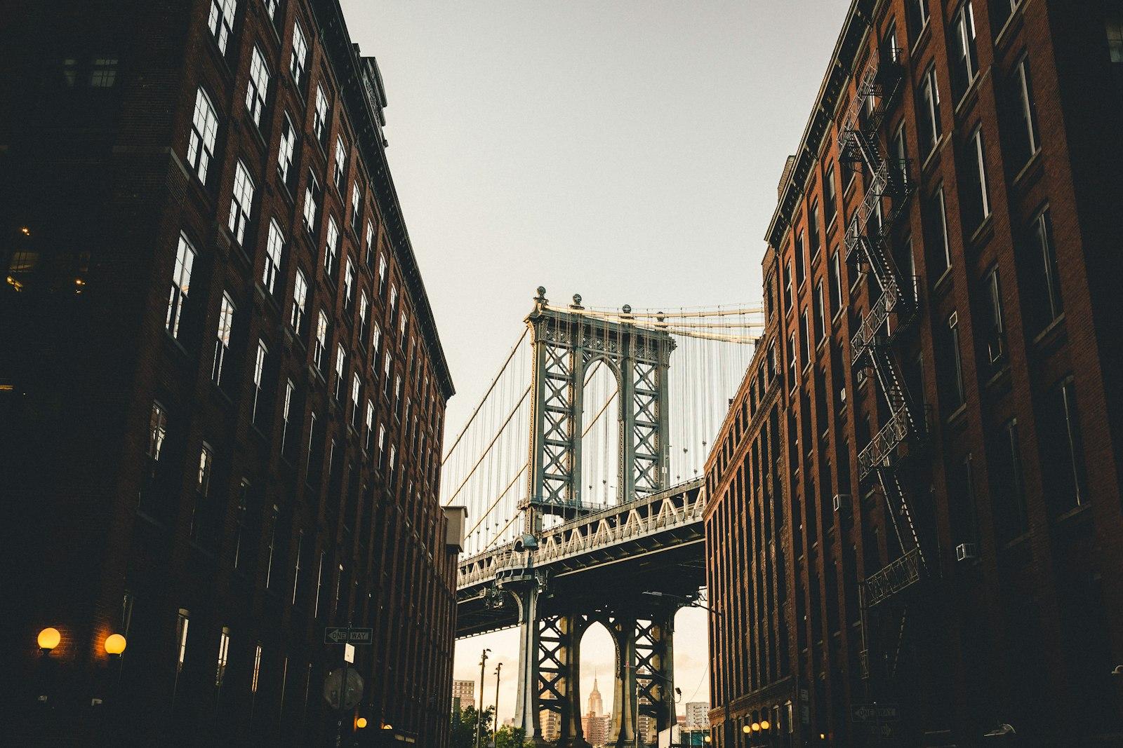 Looking Up To The Manhattan Bridge jigsaw puzzle preview