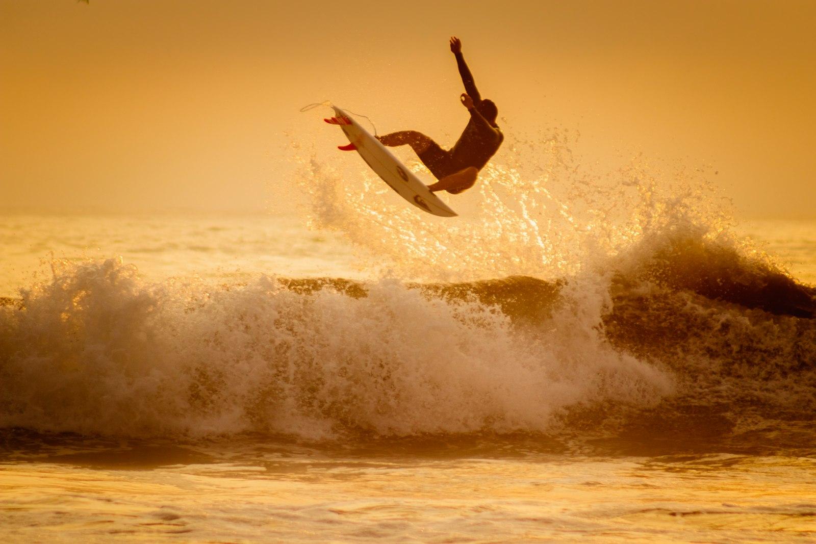 Man Surfing On Sea Waves During Daytime jigsaw puzzle preview