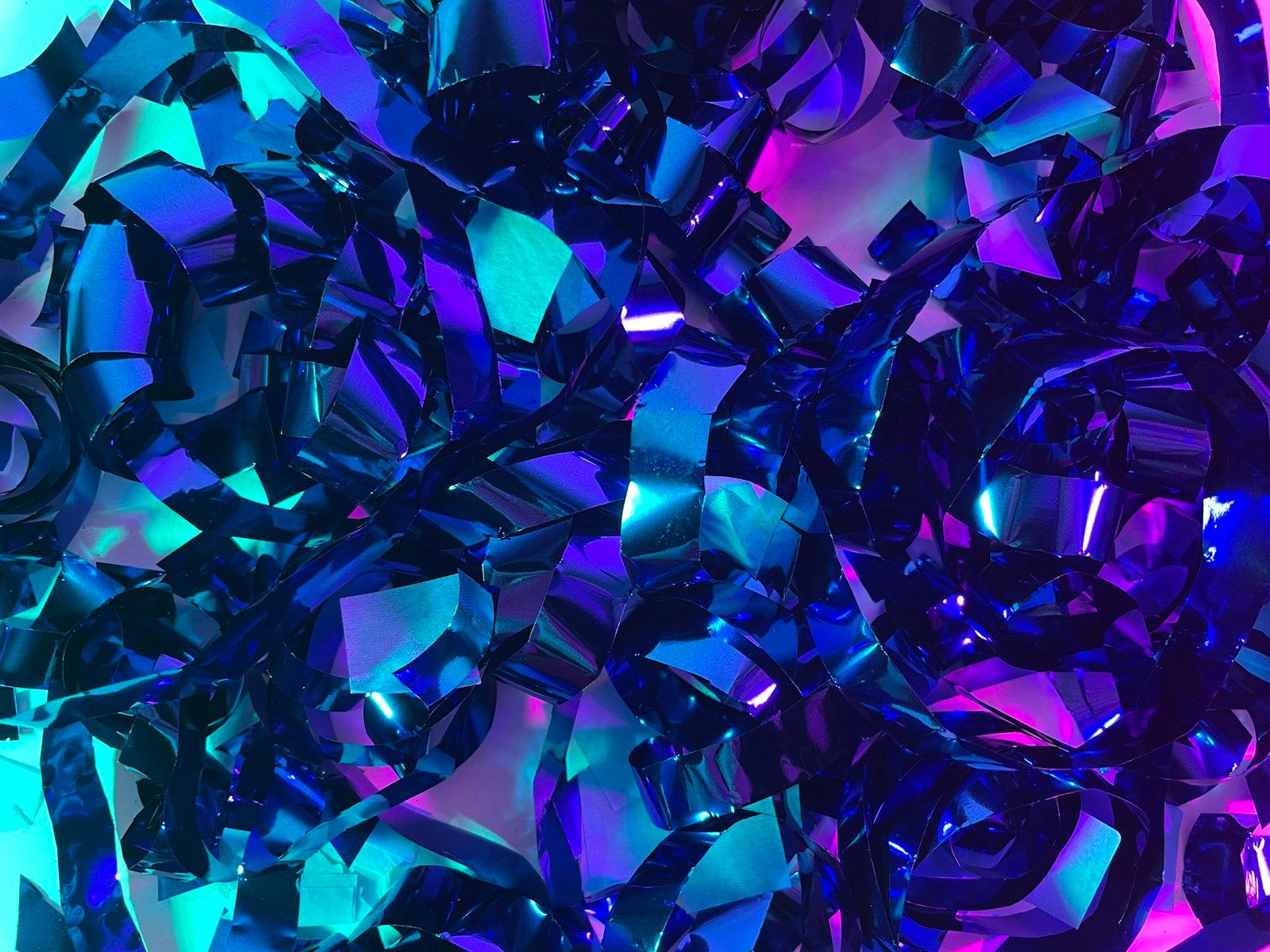 Metallic Blue Background With Dual Light jigsaw puzzle preview