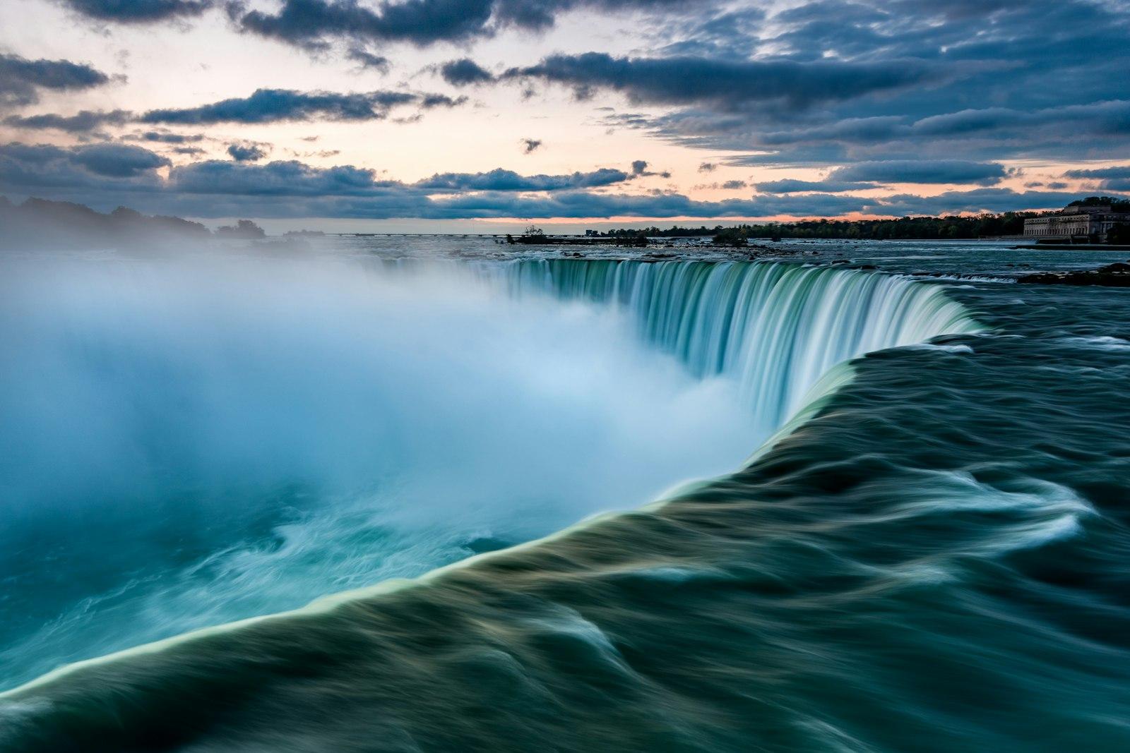 Niagara Falls On Sunrise jigsaw puzzle preview