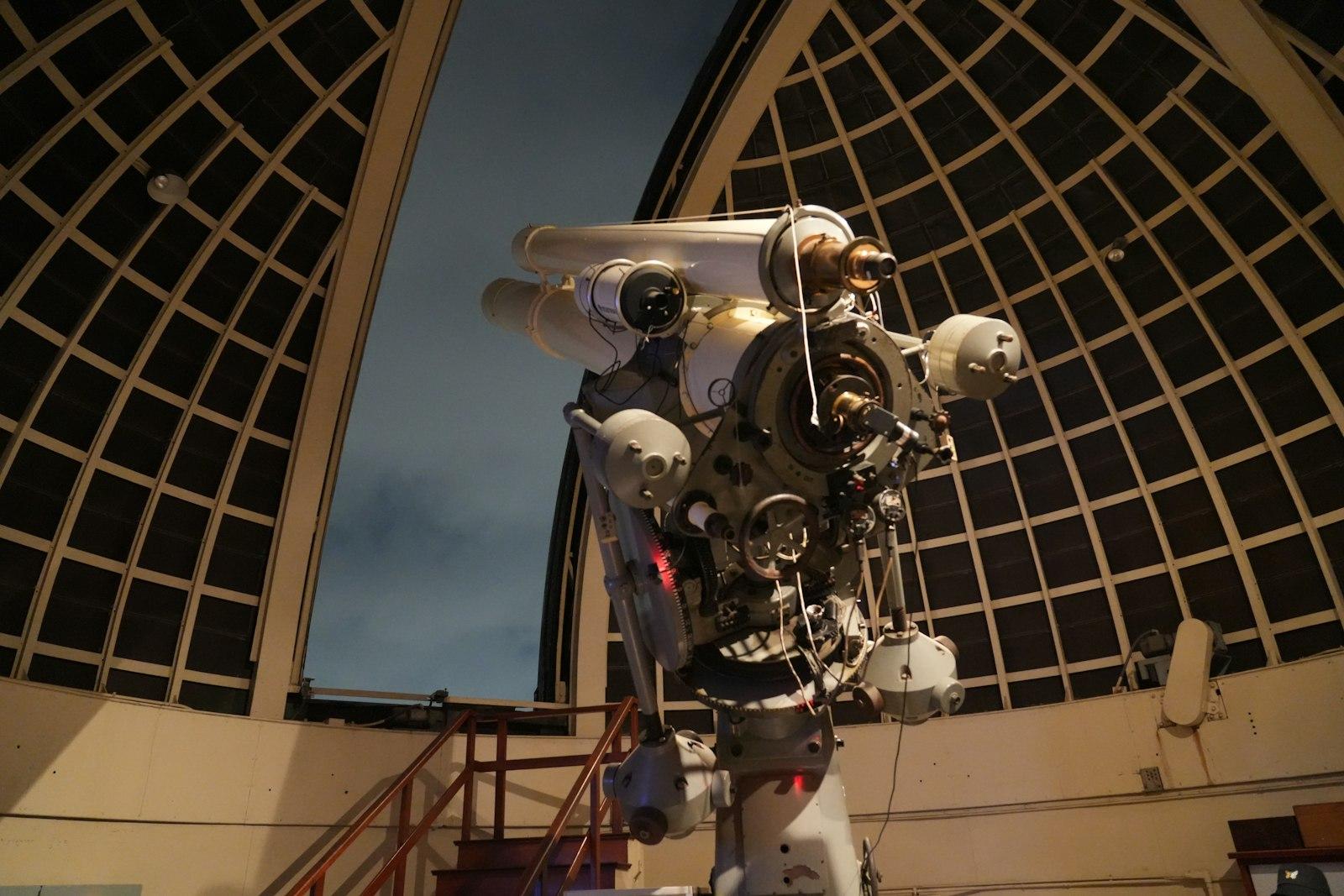 Night Photo Of Telescope Looking At The Sky Griffi jigsaw puzzle preview