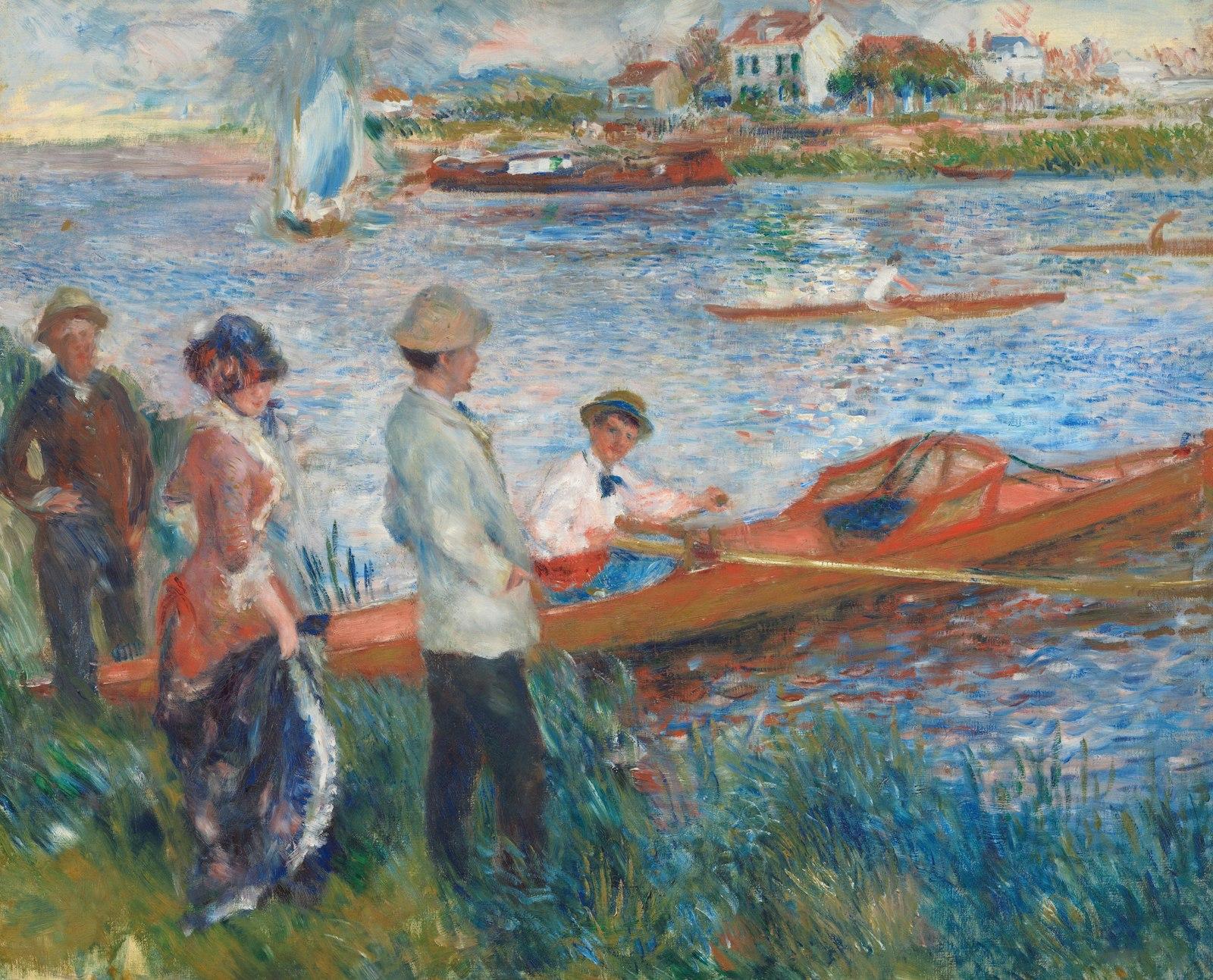Oarsmen At Chatou 1879 Auguste Renoir jigsaw puzzle preview