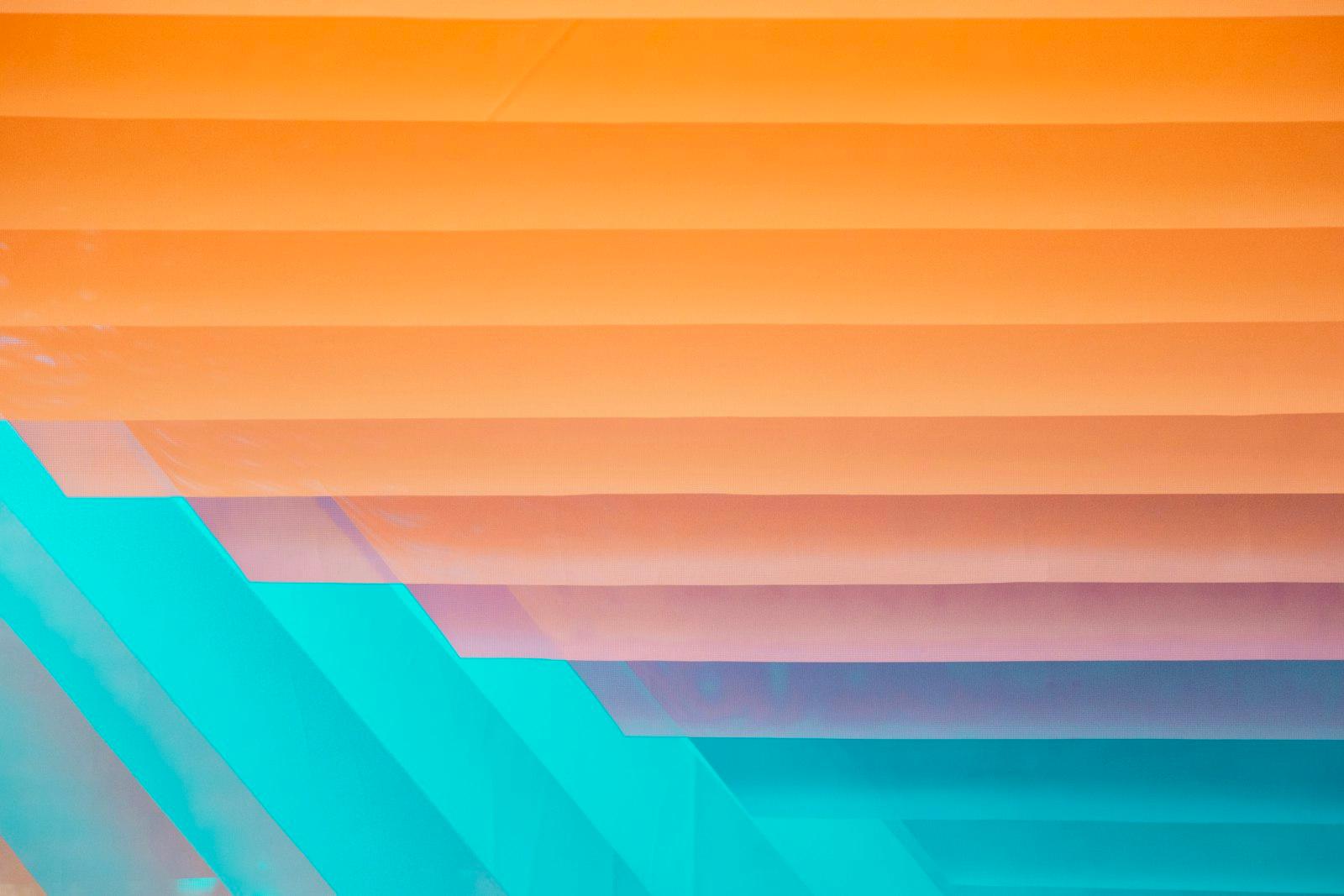Orange And Teal Illustration jigsaw puzzle preview