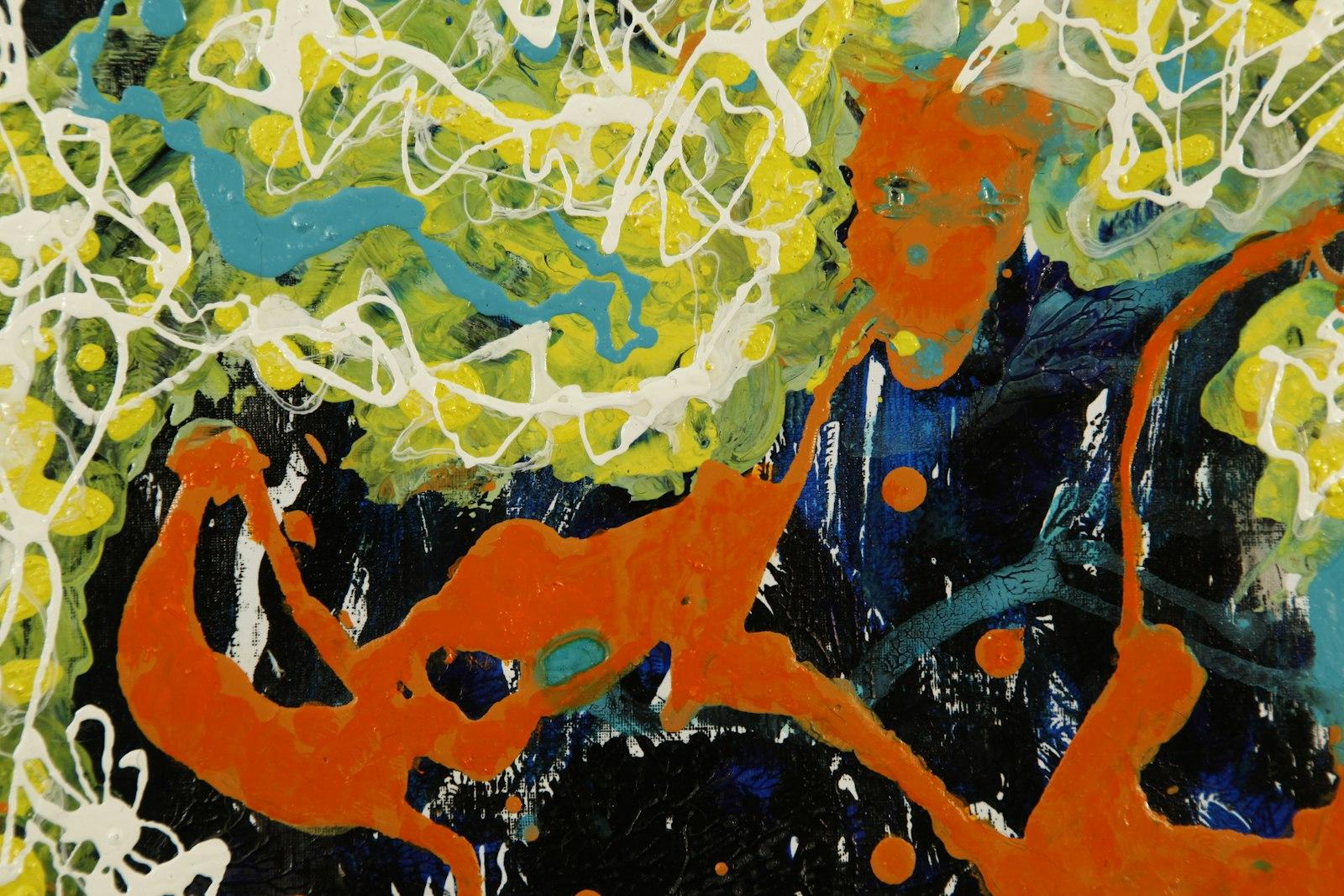 Part Of One Of My Acrylic Paintings Called Rho(ρ)# jigsaw puzzle preview