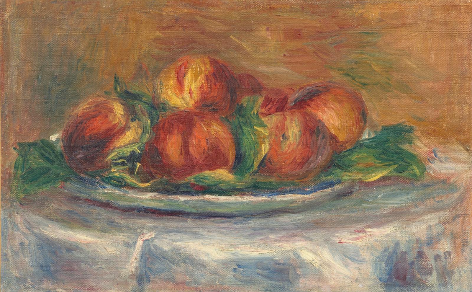 Peaches On A Plate 1902/1905 Auguste Renoir jigsaw puzzle preview