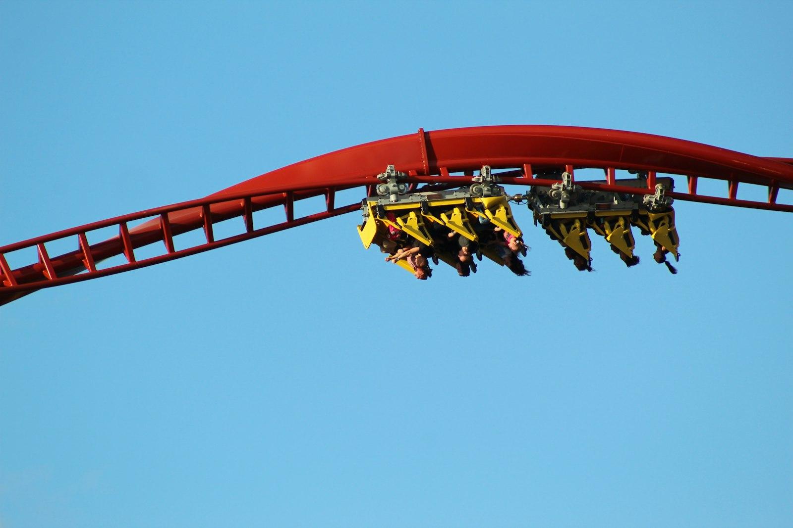 People Riding Roller Coaster jigsaw puzzle preview