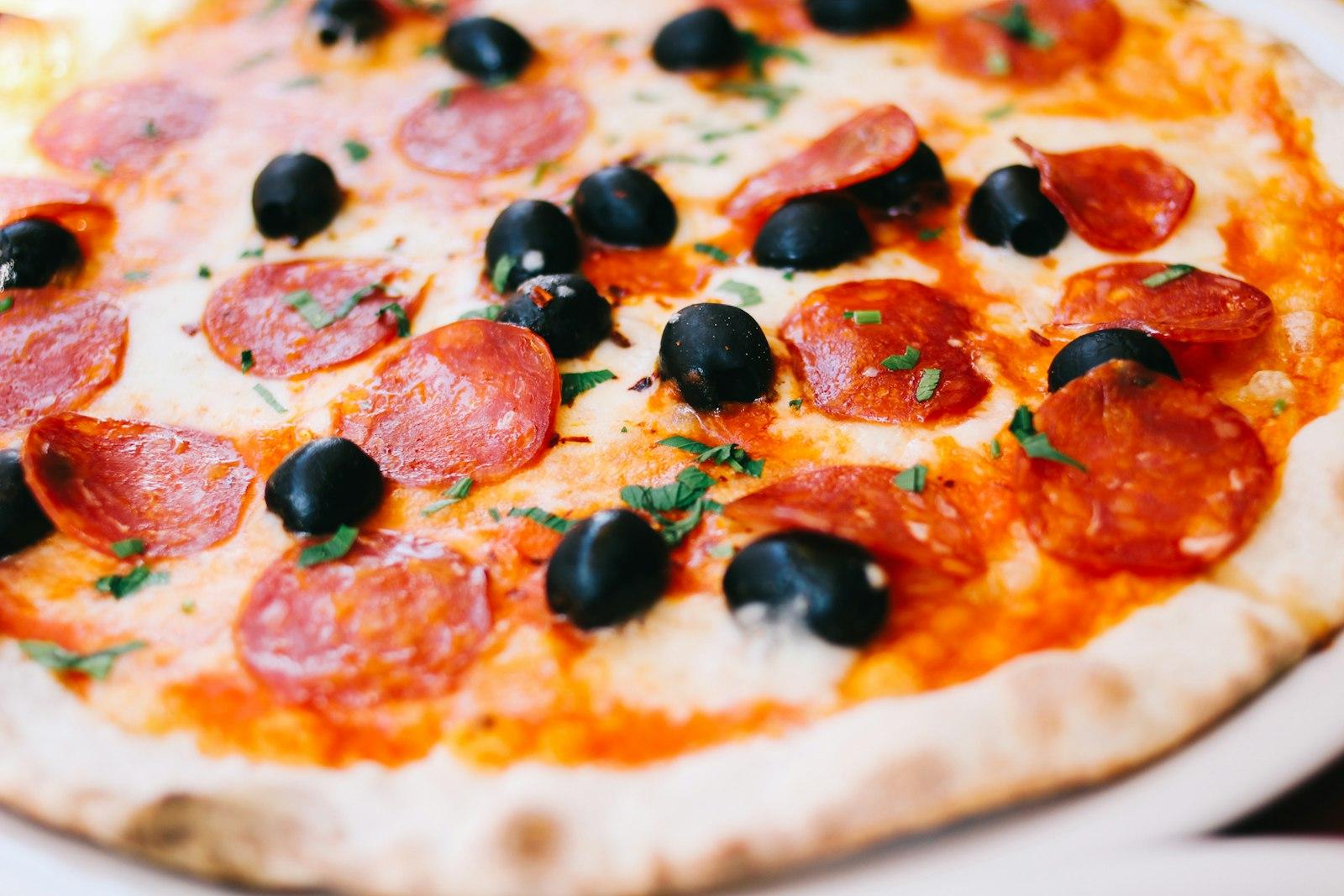 Pepperoni And Olive Pizza jigsaw puzzle preview