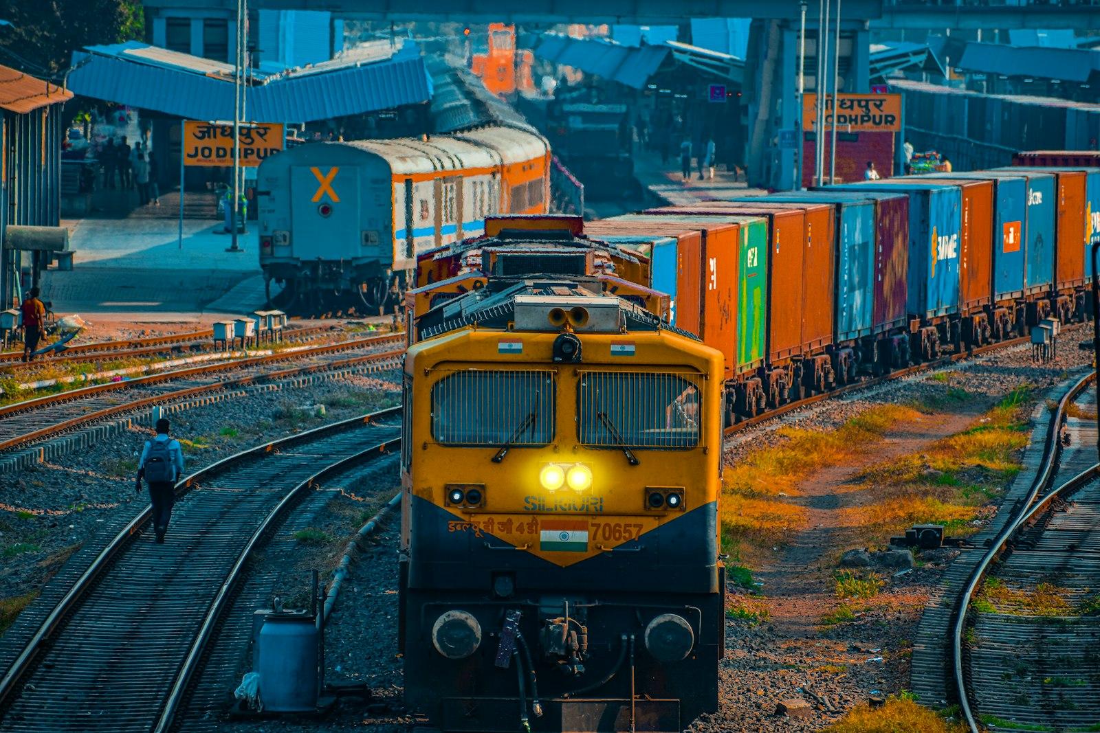 Picture Of A Train, That Is Just Departured From J jigsaw puzzle preview