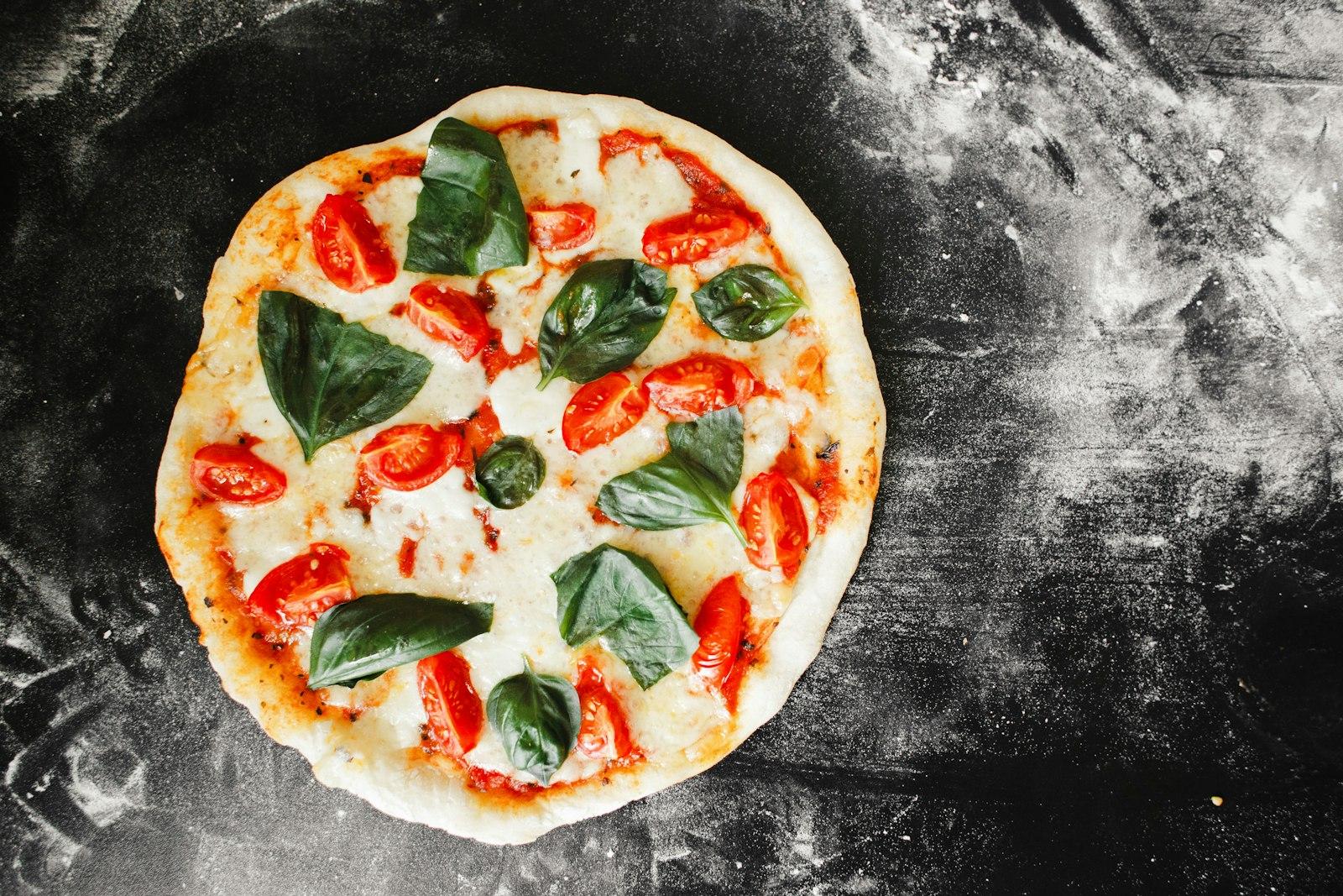 Pizza With Green Leaf Vegetable jigsaw puzzle preview