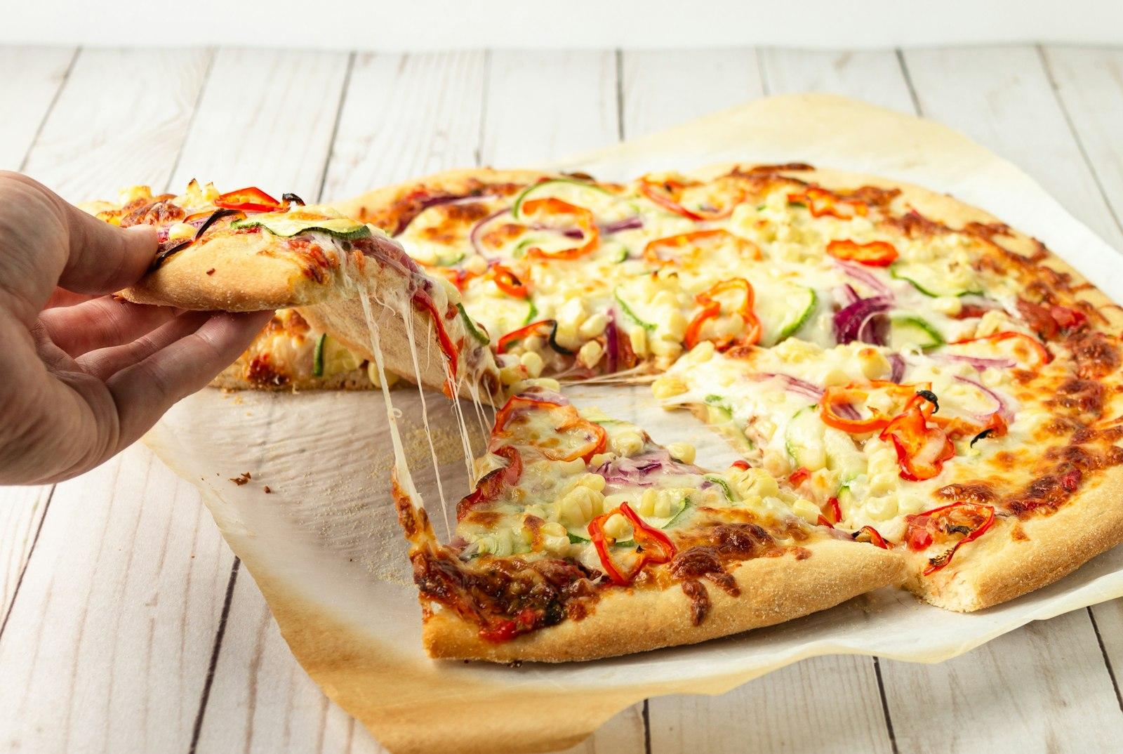 Rainbow Veggie Pizza Slice jigsaw puzzle preview