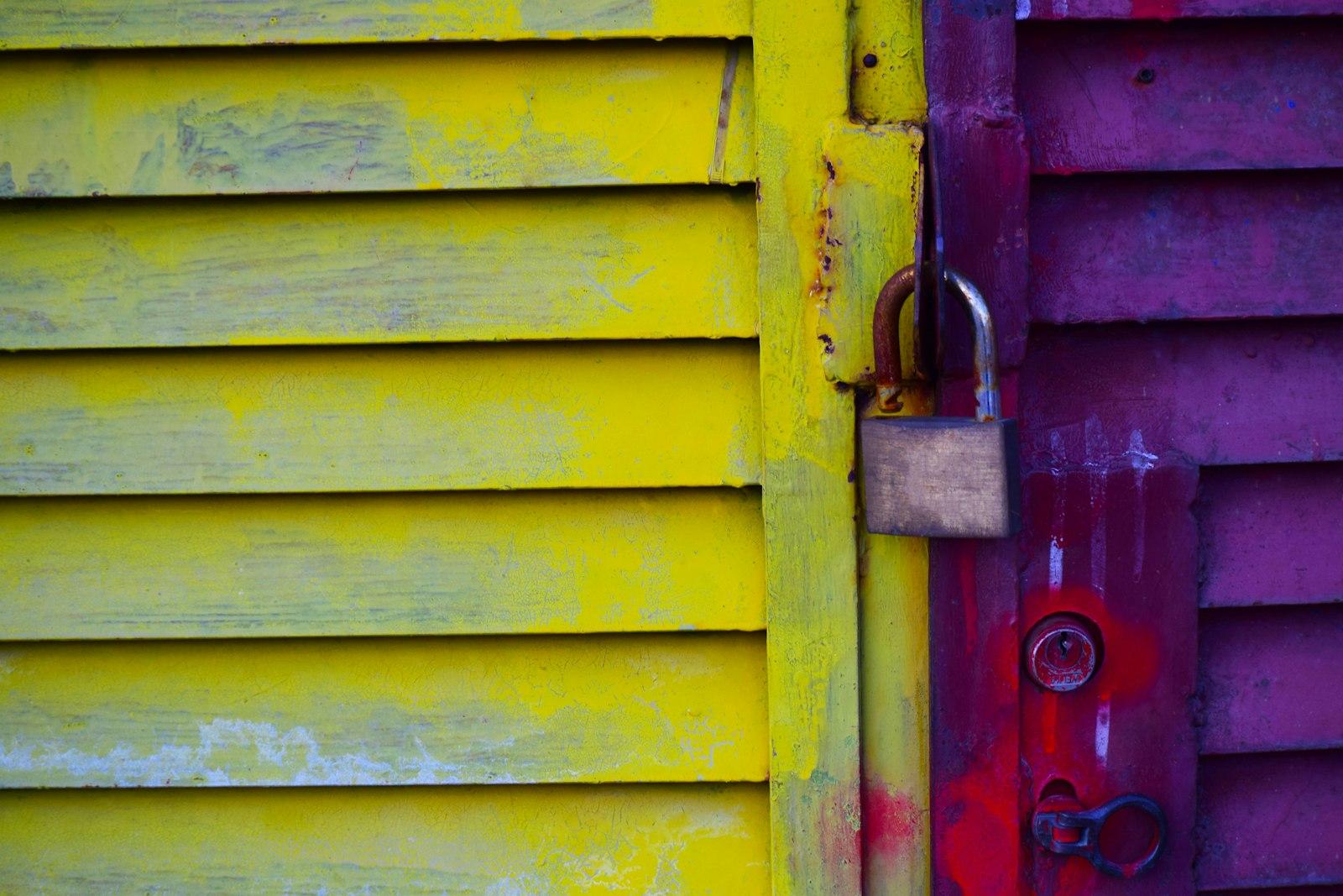 Red And Green Wooden Door jigsaw puzzle preview