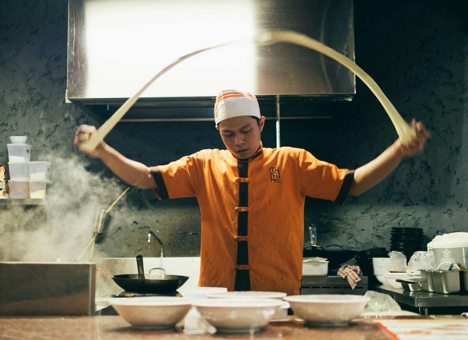 Restaurant Chef Making Dough jigsaw puzzle preview