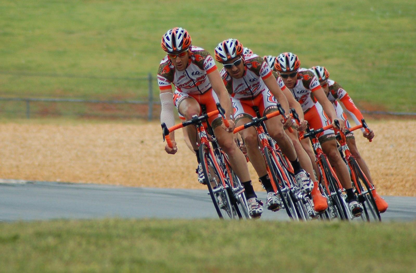 Road Atlanta Cyclists jigsaw puzzle preview