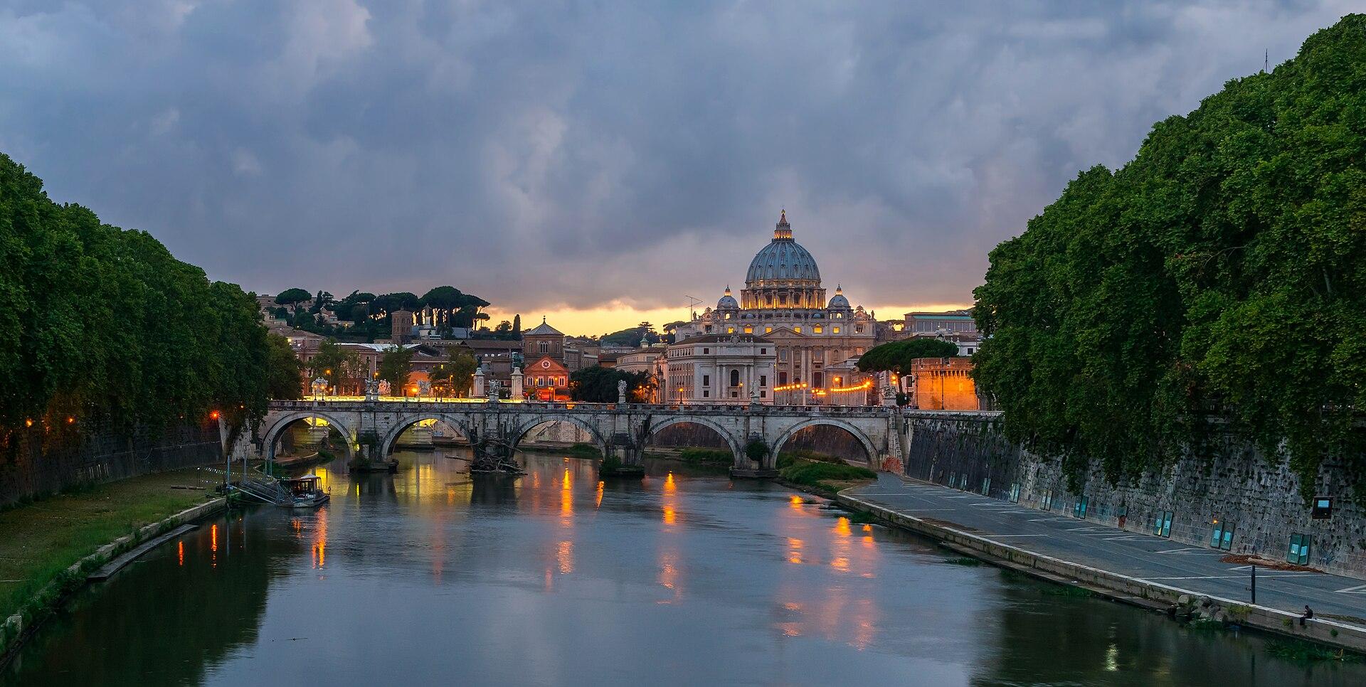 Rome at Sunset jigsaw puzzle preview