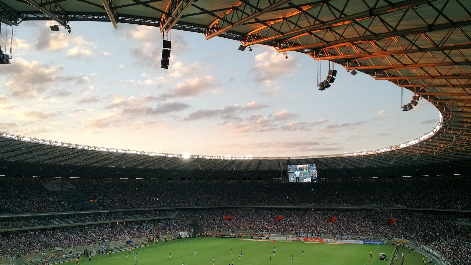Rooftop Of Soccer Stadium jigsaw puzzle preview