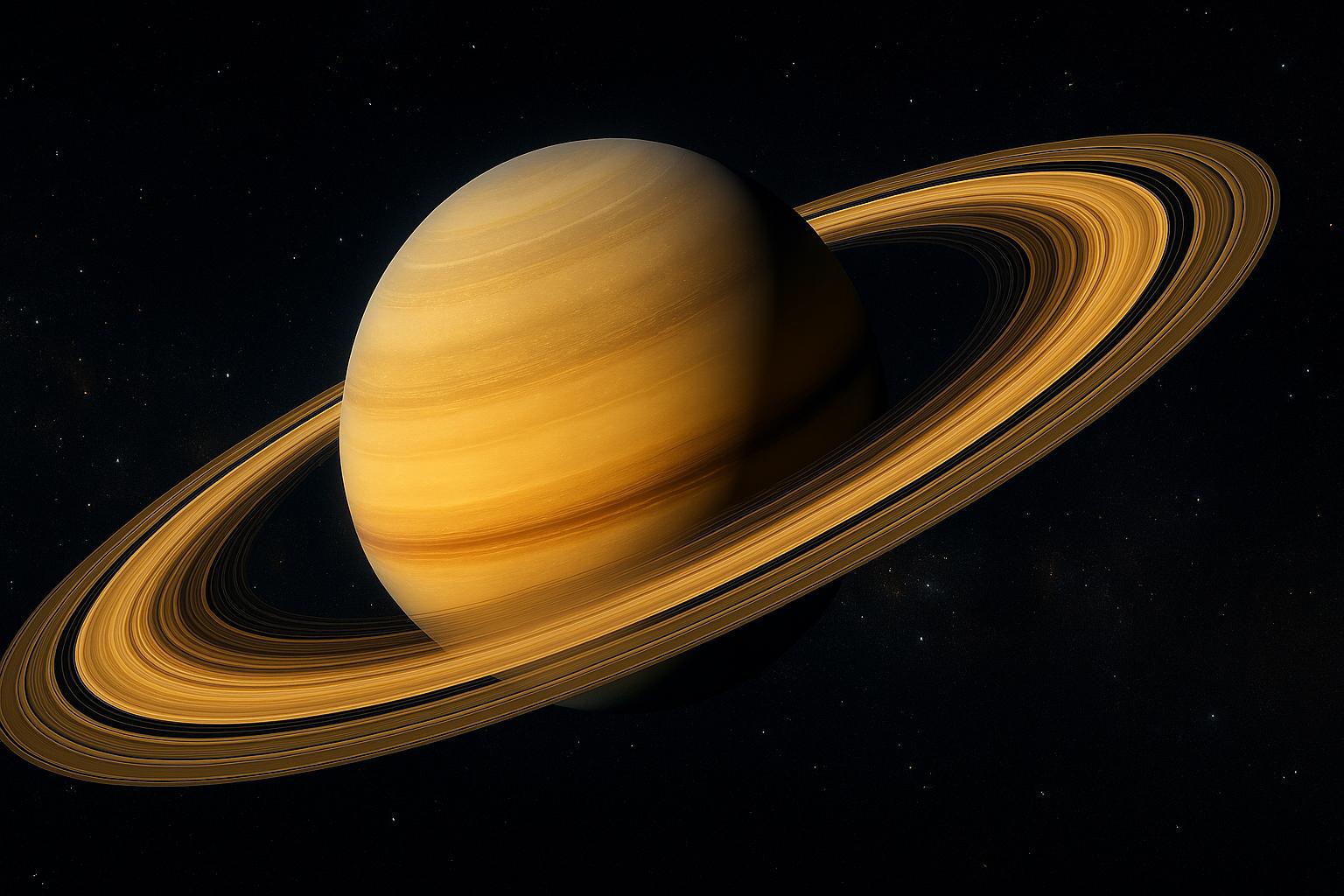 Saturn & Its Rings jigsaw puzzle preview