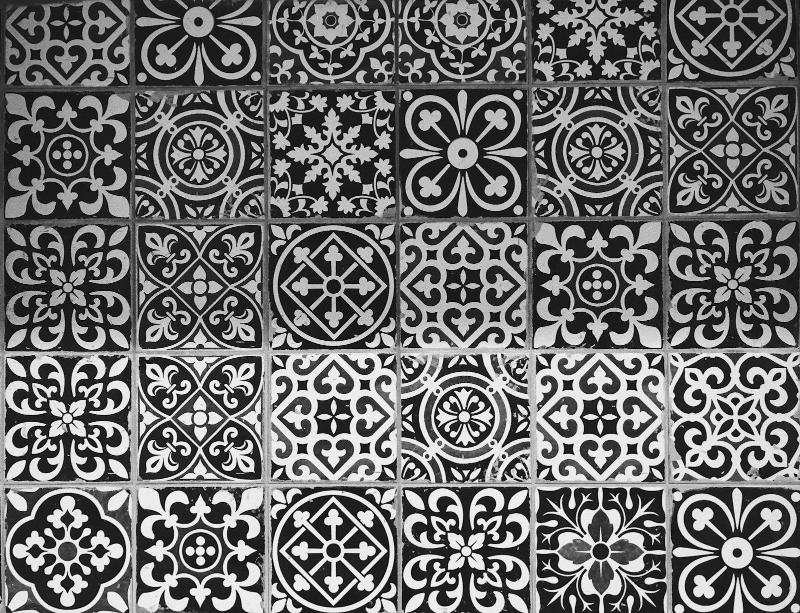Saw These Tiles In A Shady Bathroom In A Glasgow P jigsaw puzzle preview