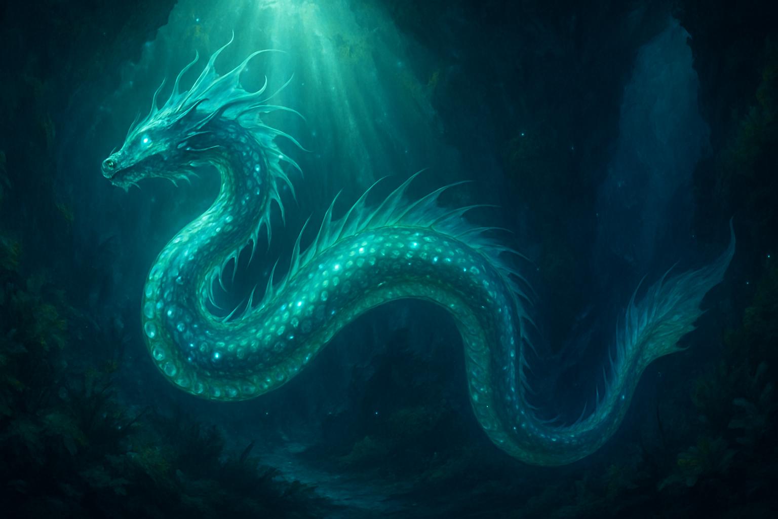 Sea Dragon of the Deep jigsaw puzzle preview