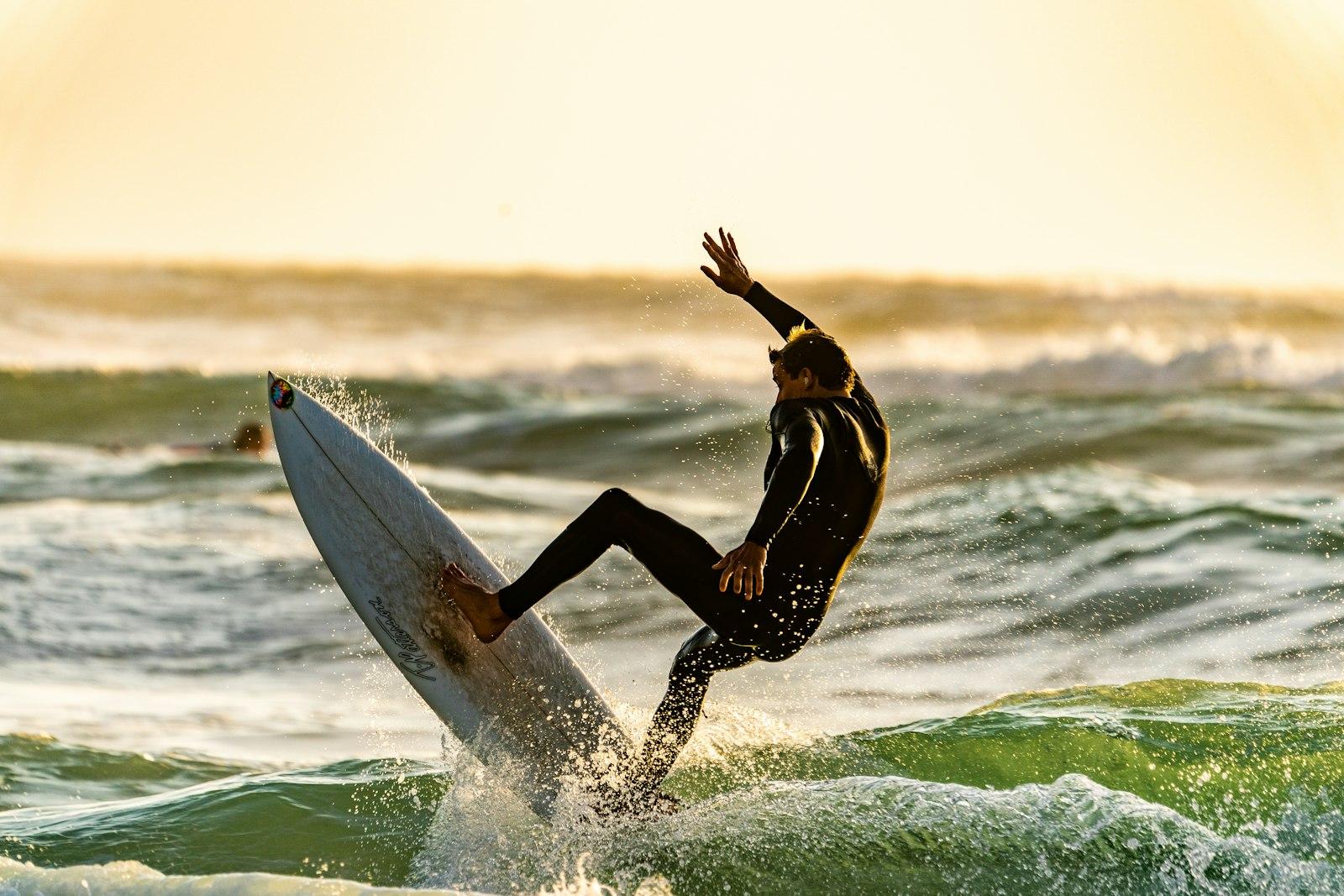 Shallow Focus Photography Of Man Surfing jigsaw puzzle preview