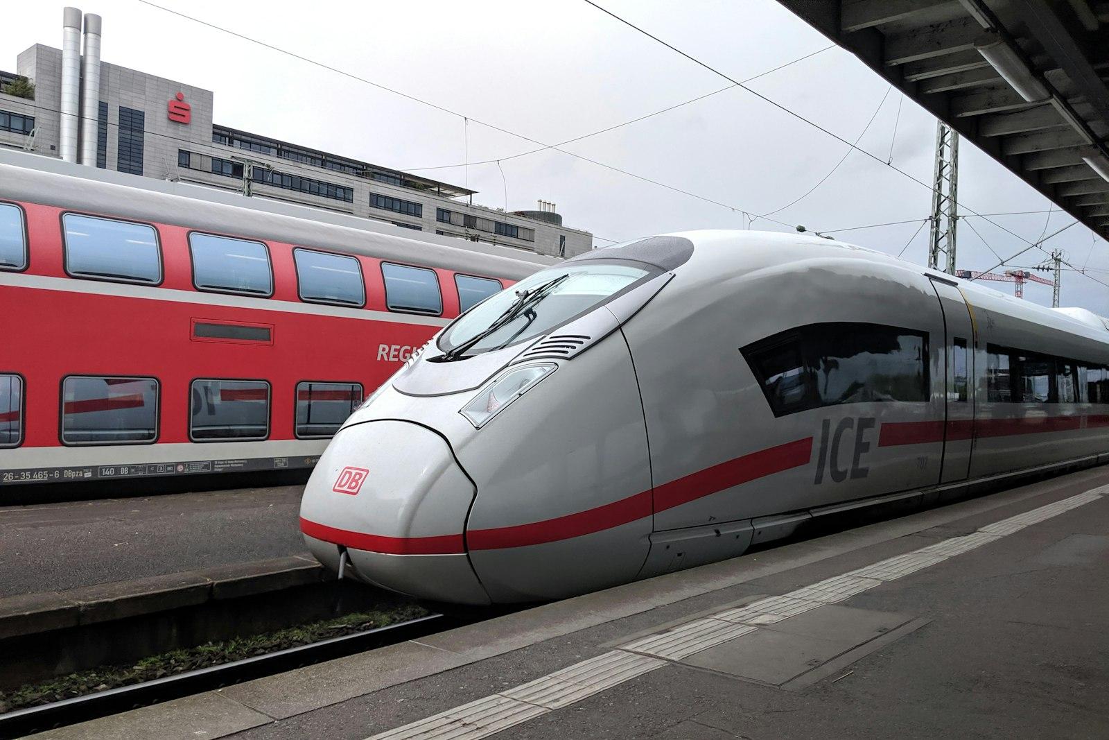 Silver And Red Bullet Train jigsaw puzzle preview
