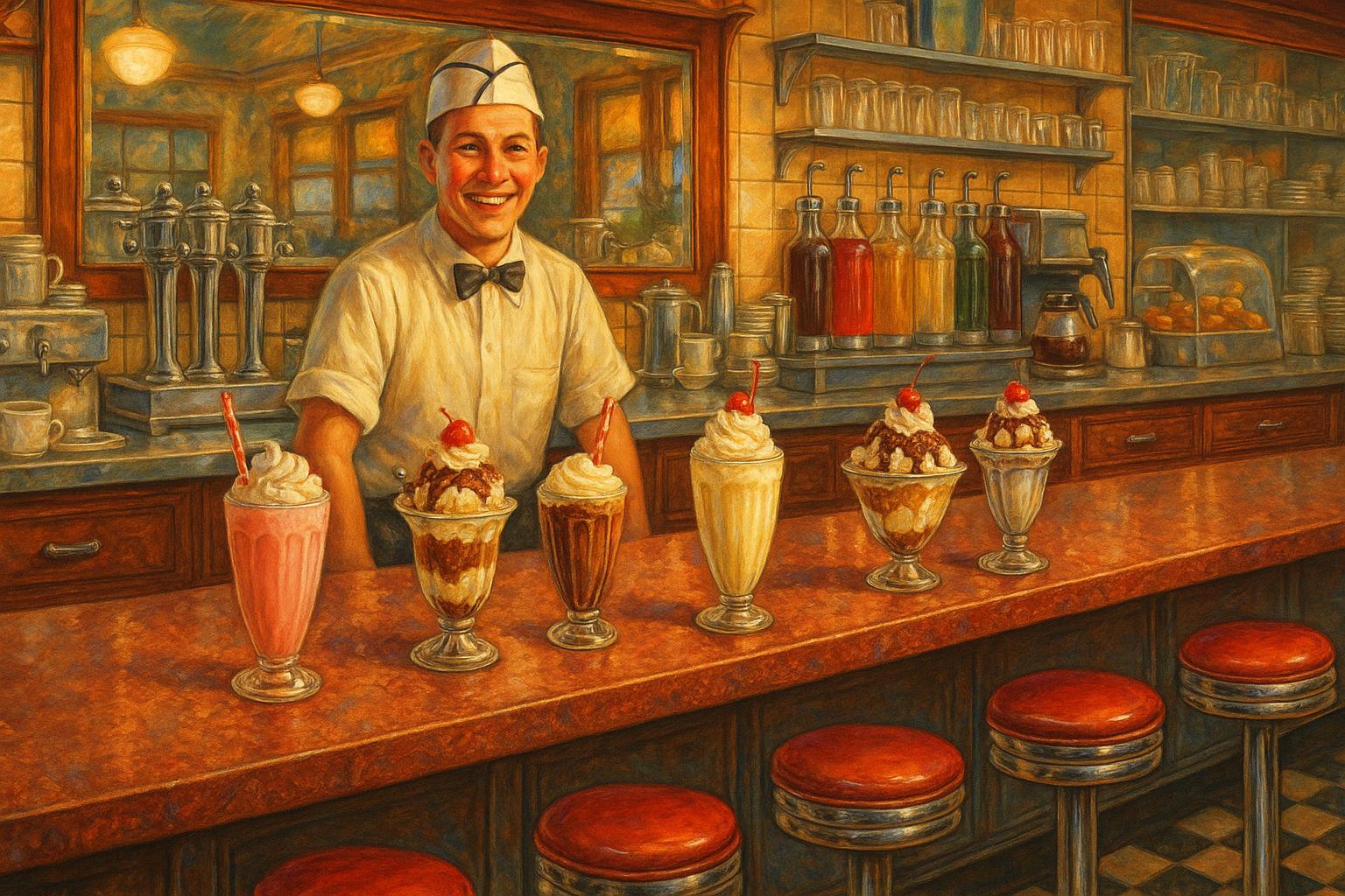 Soda Fountain Counter jigsaw puzzle preview