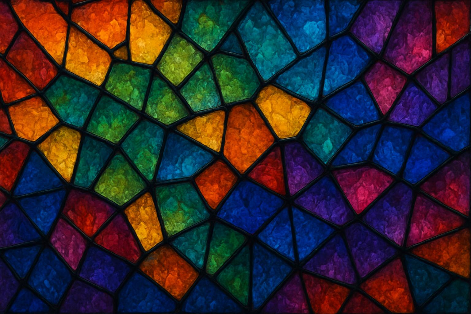 Stained Glass Abstract jigsaw puzzle preview