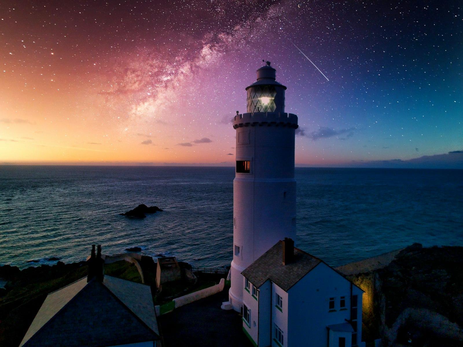 Starlight - Start Point Lighthouse, Devon, UK Can' jigsaw puzzle preview
