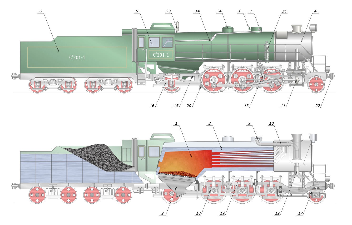 Steam Locomotive jigsaw puzzle preview