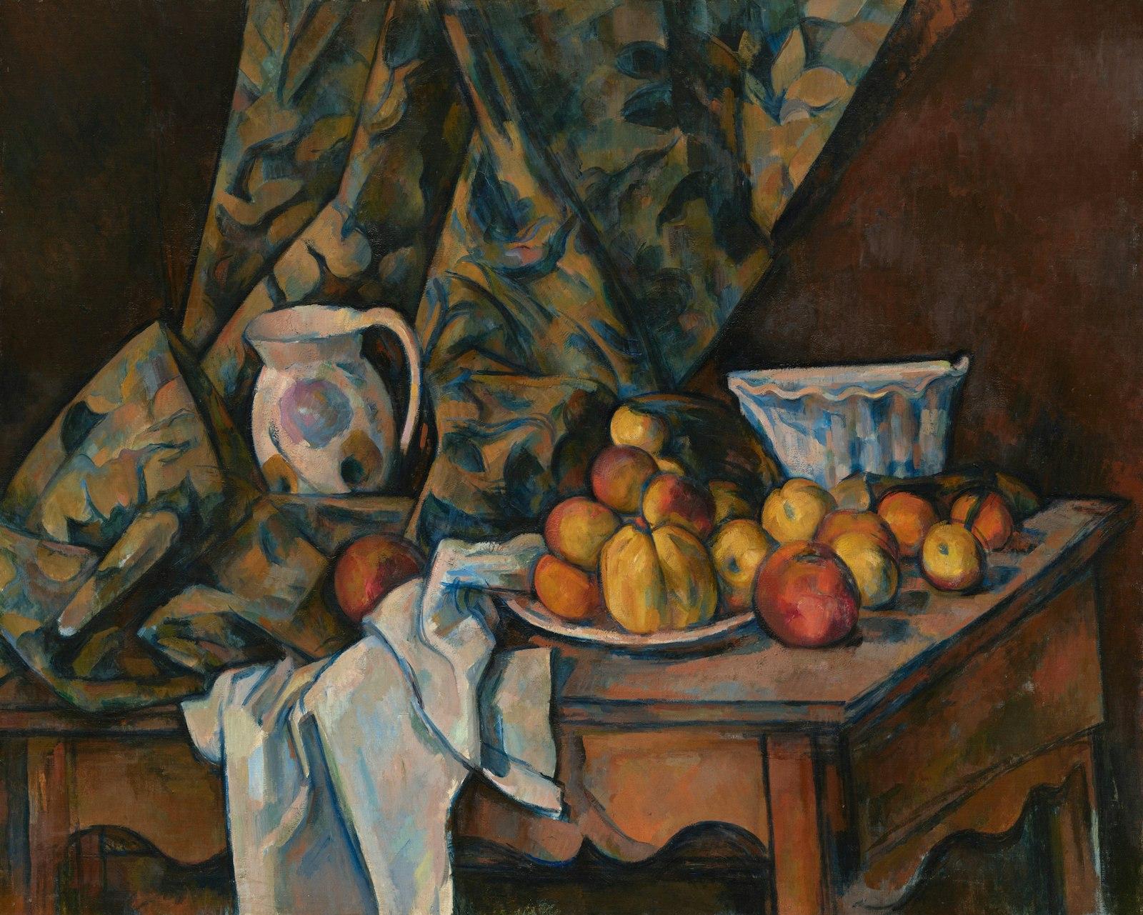 Still Life With Apples And Peaches C. 1905 jigsaw puzzle preview