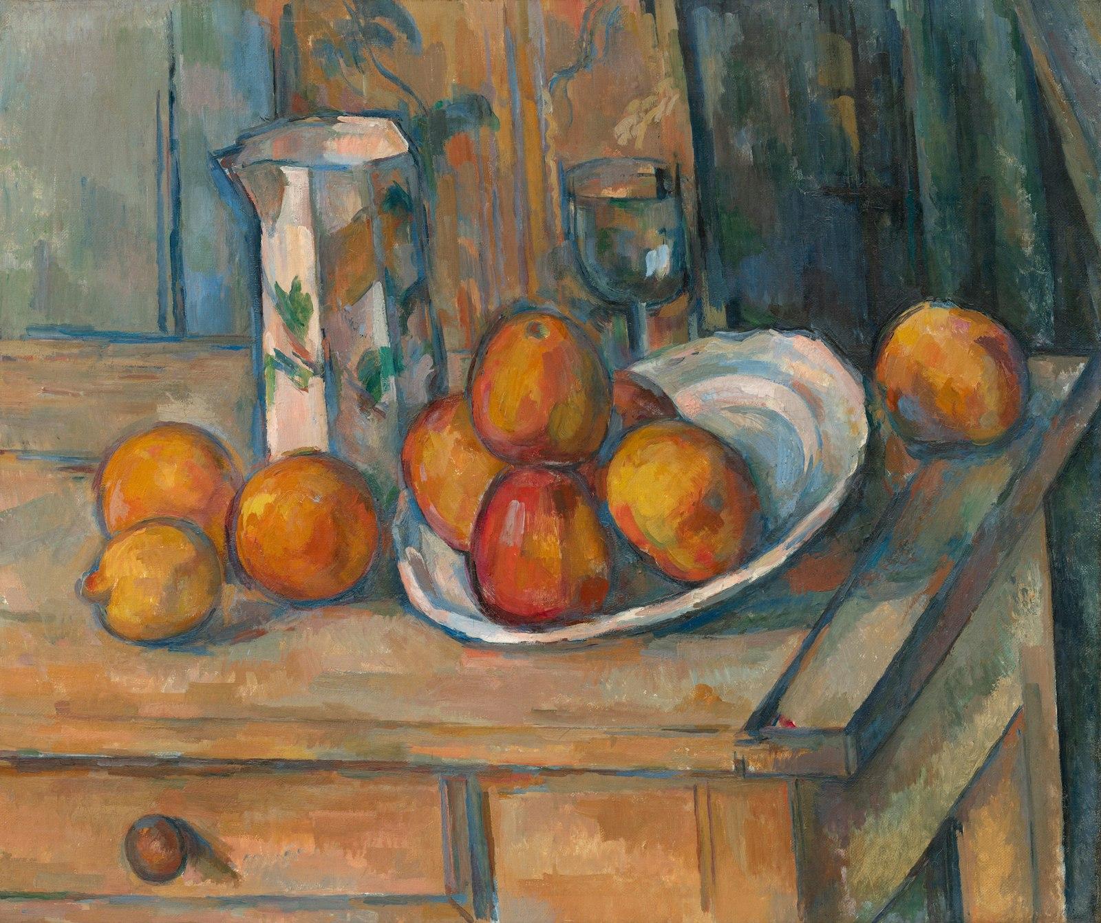 Still Life With Milk Jug And Fruit C. 1900 Paul Ce jigsaw puzzle preview