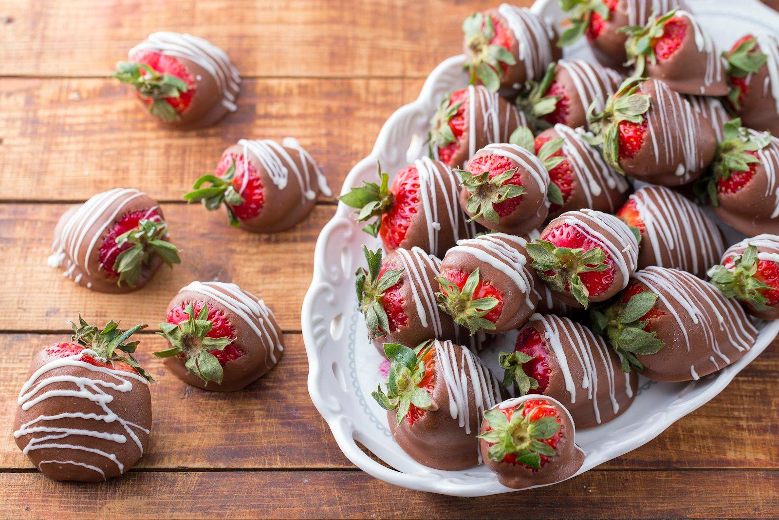 Strawberry In Chocolate jigsaw puzzle preview