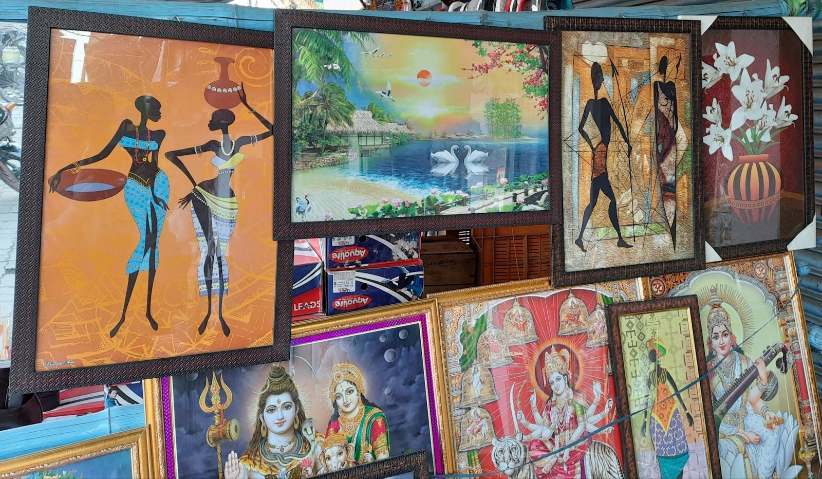 Street Paintings For Sale In India jigsaw puzzle preview