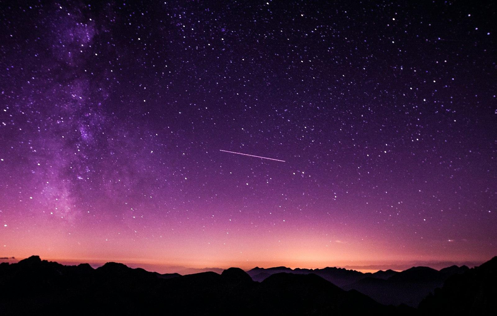 Sublime Purple Night Sky jigsaw puzzle preview