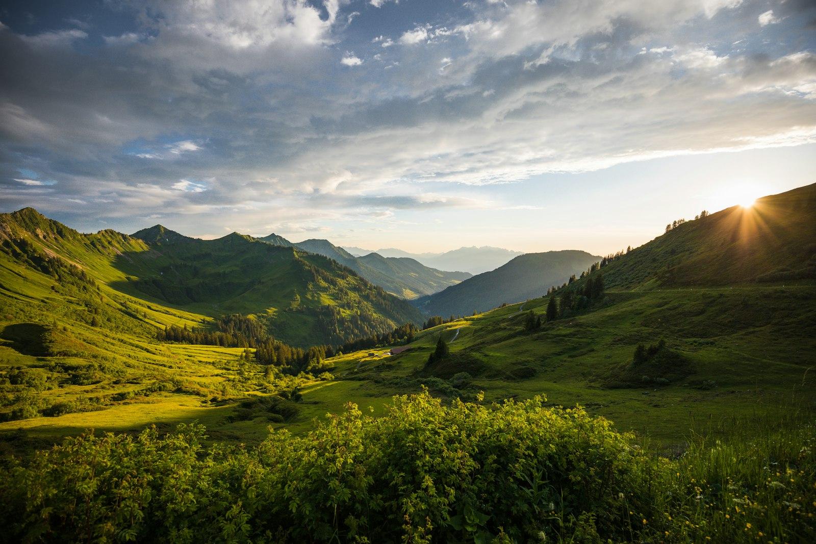 Summer Sunset In Austria jigsaw puzzle preview