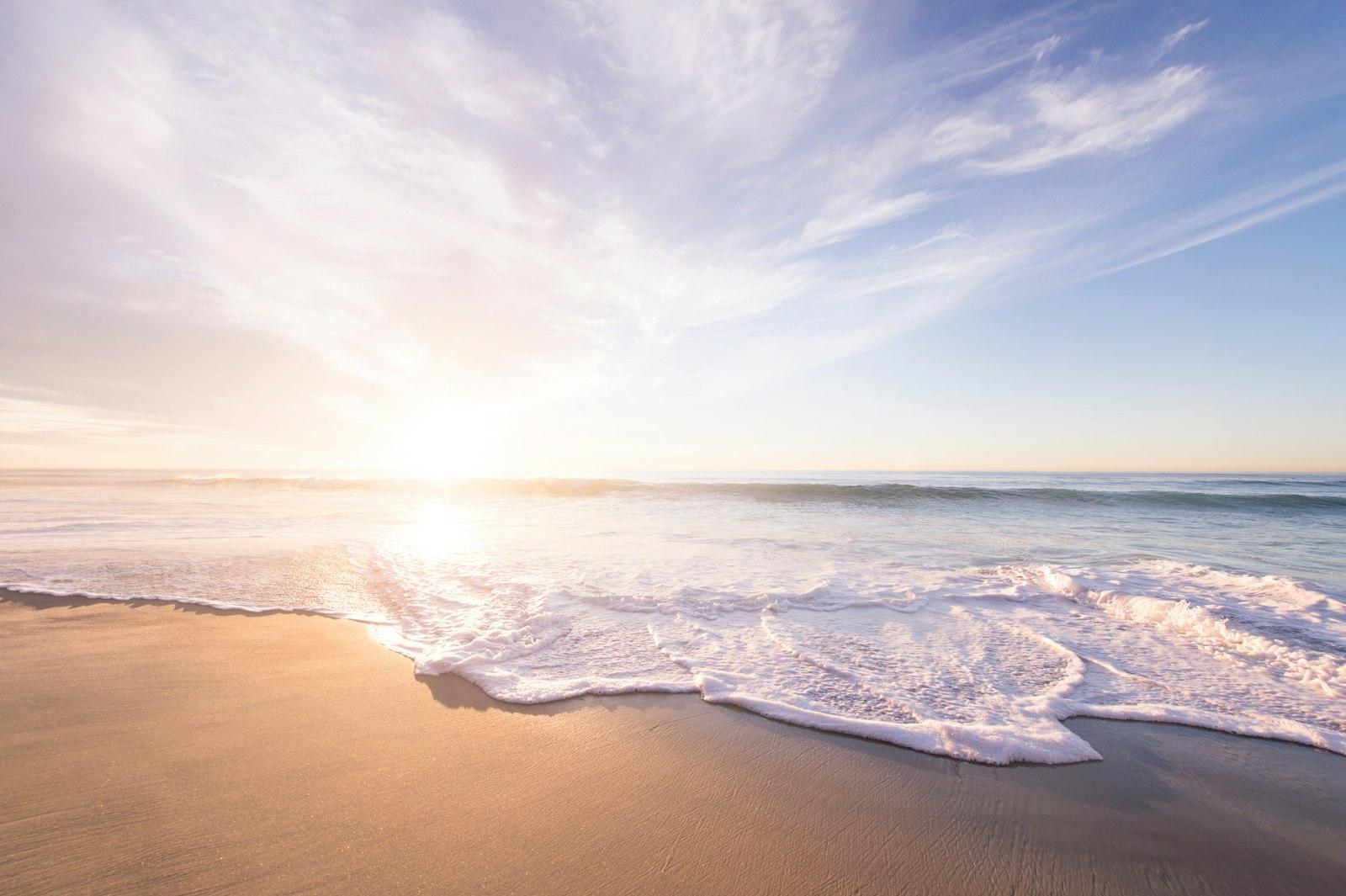 Sunrise Above A Sandy Beach jigsaw puzzle preview