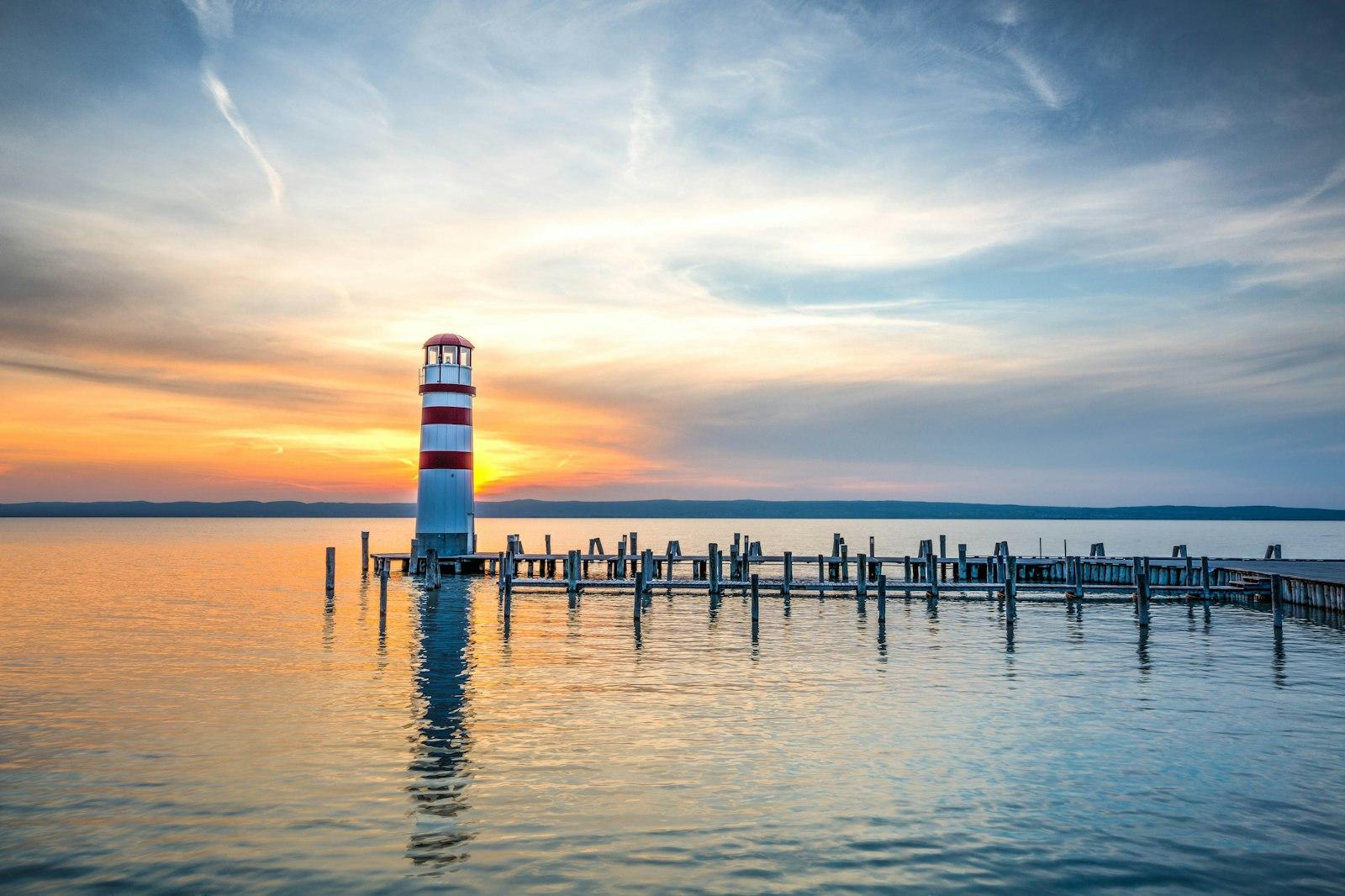 Sunset At Lake Neusiedl jigsaw puzzle preview