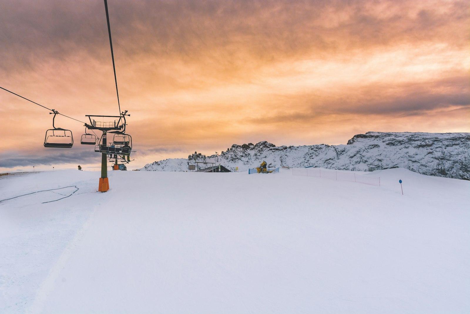 Sunset Over The Piste jigsaw puzzle preview