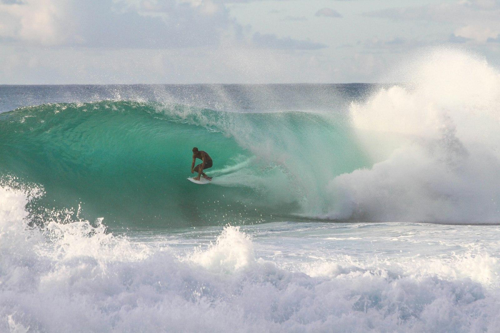Surfer In The Foaming Water jigsaw puzzle preview