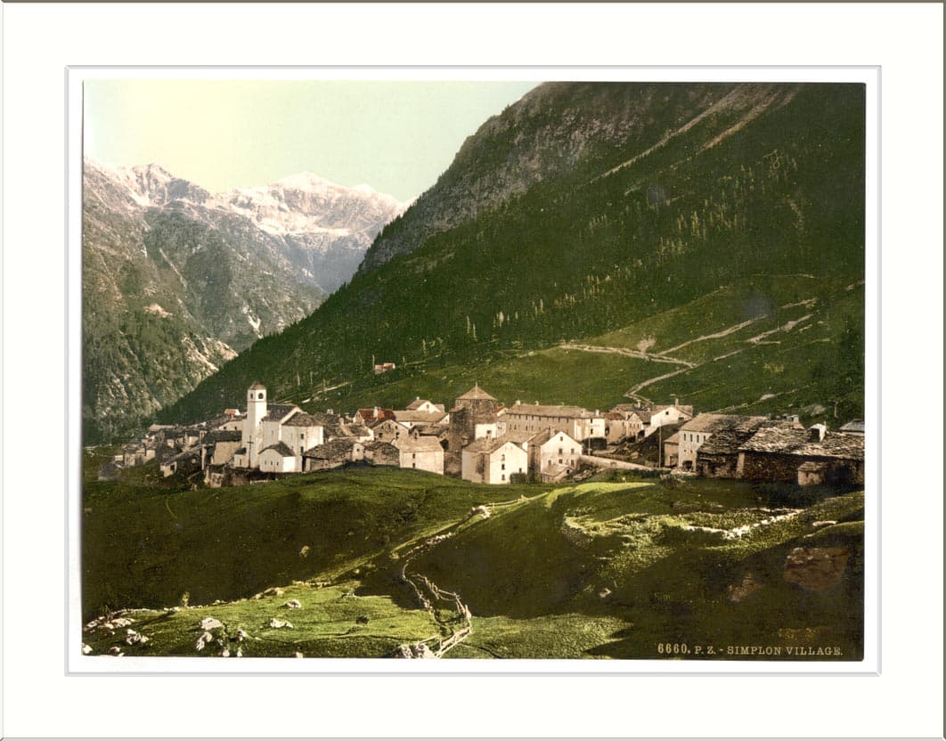 Swiss Alps Village jigsaw puzzle preview