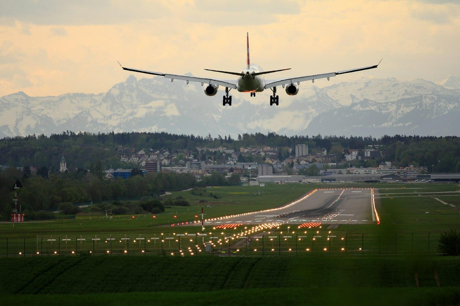 Swiss Landing In Zurich jigsaw puzzle preview