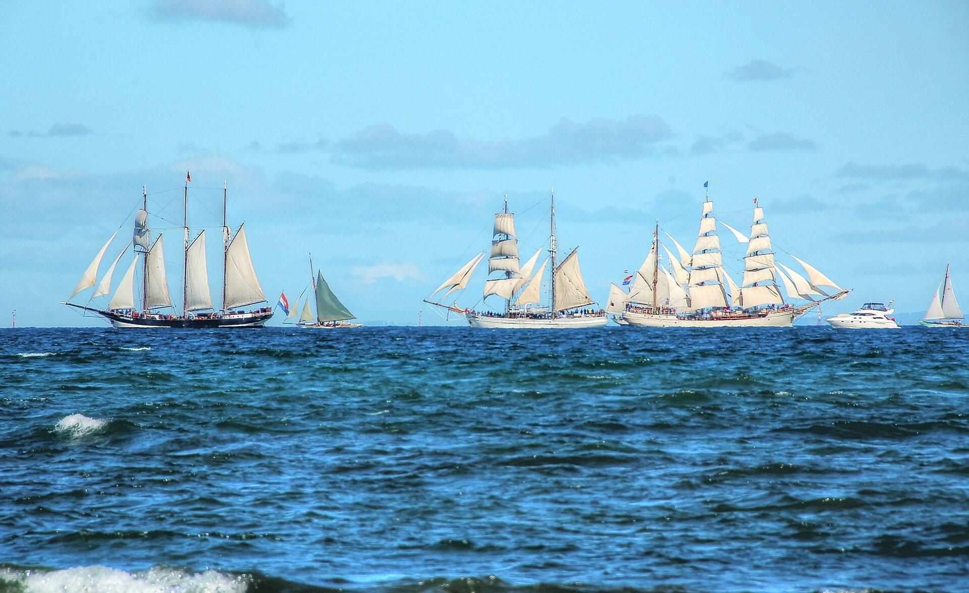 Tall Ship at Sea jigsaw puzzle preview