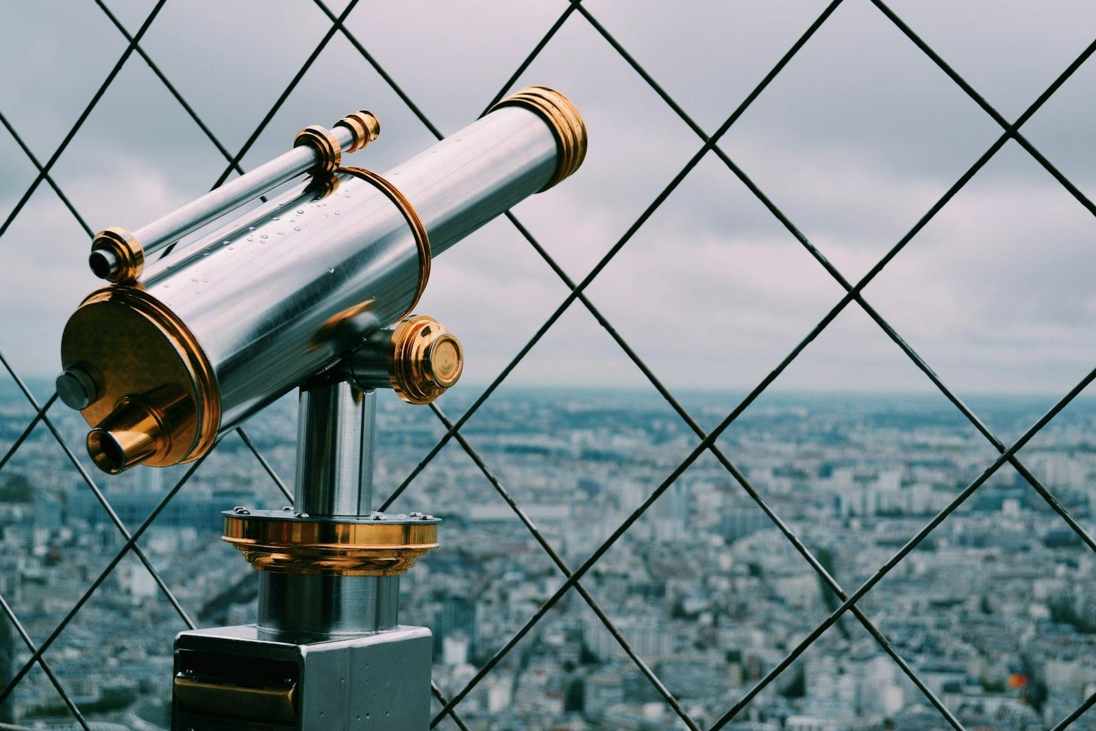Telescope On The Summit Level Of The Eiffel Tower jigsaw puzzle preview