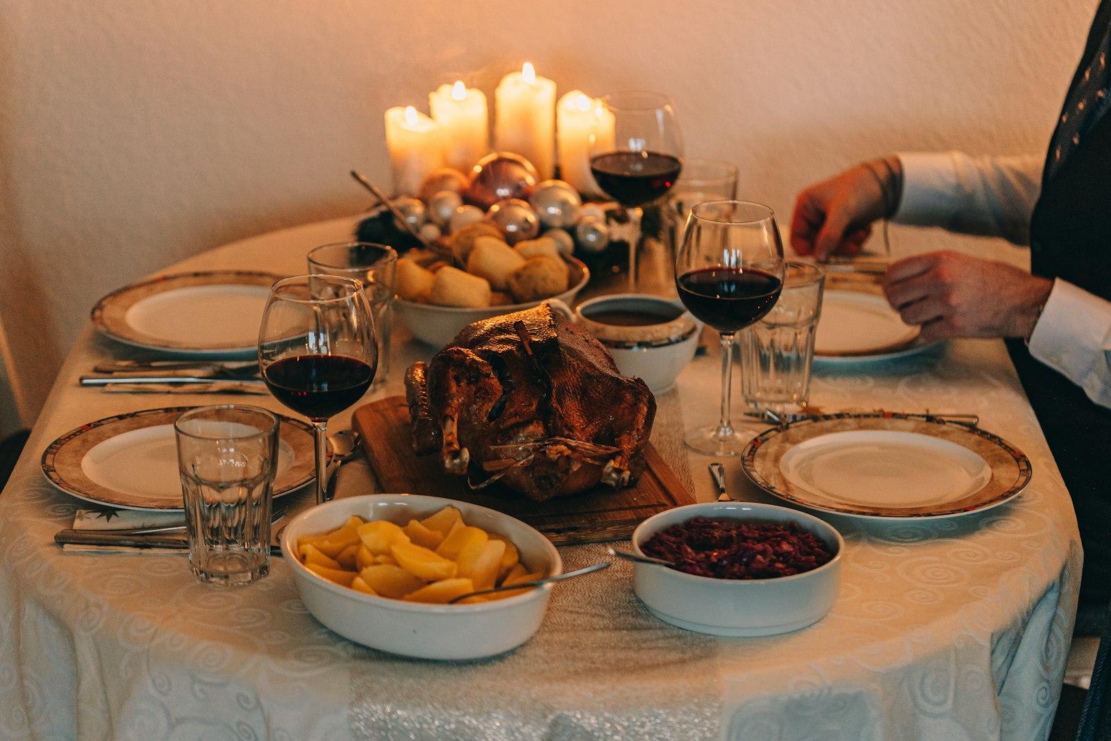 Thanksgiving Dinner With Thanksgiving Turkey, Chri jigsaw puzzle preview