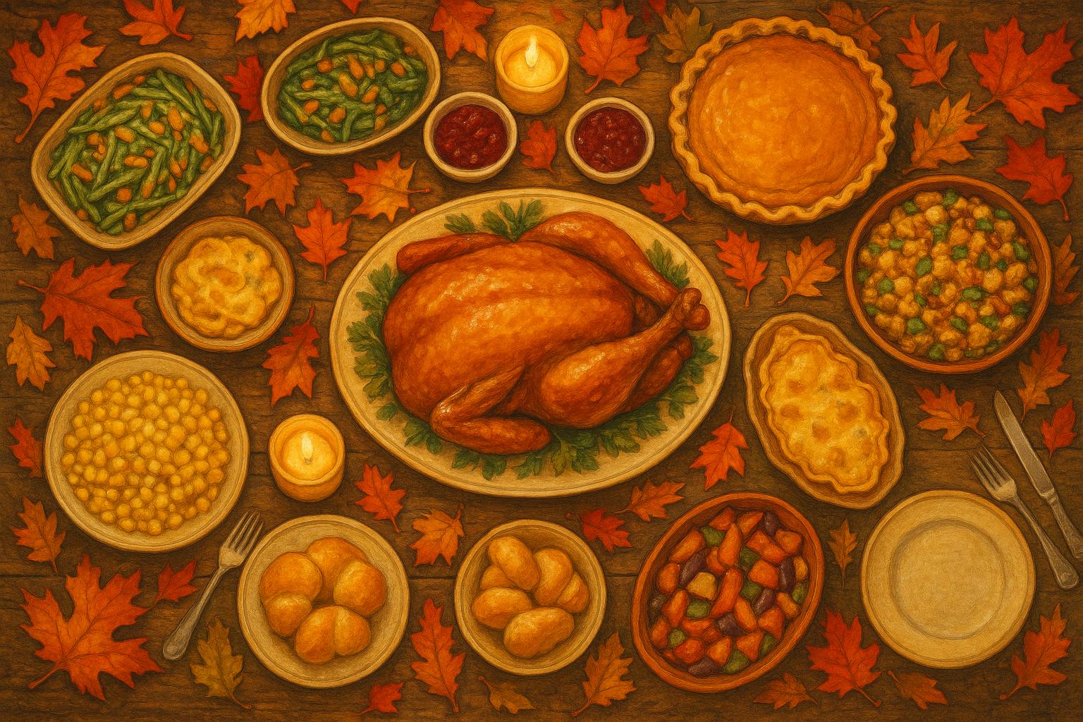 Thanksgiving Feast jigsaw puzzle preview