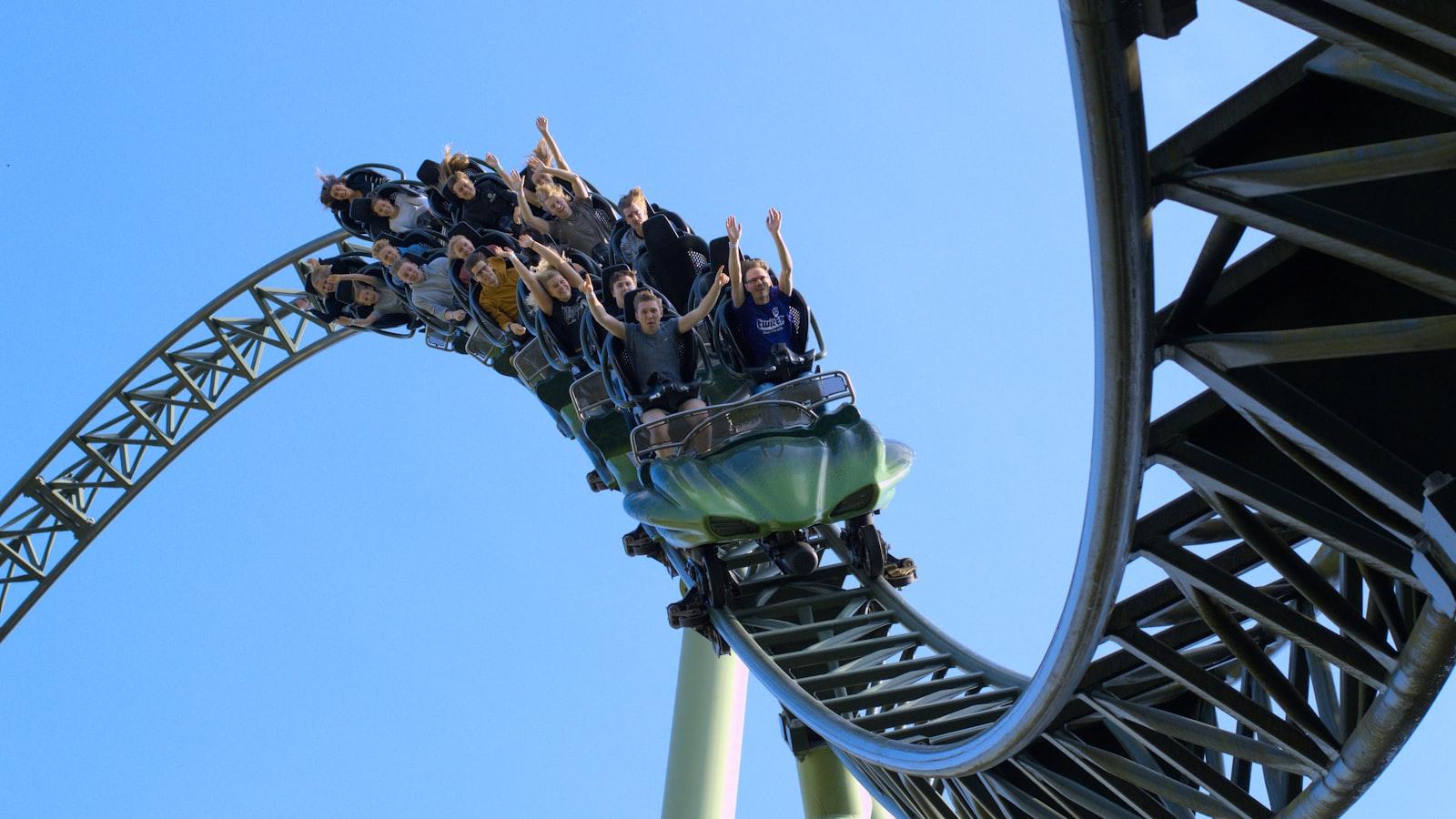 The Roller Coaster Helix At Liseberg Amusement Par jigsaw puzzle preview