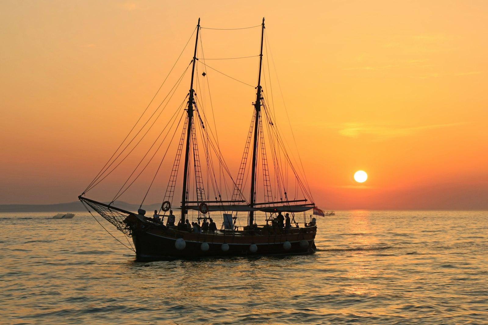 The Sailboat And The Sunset jigsaw puzzle preview