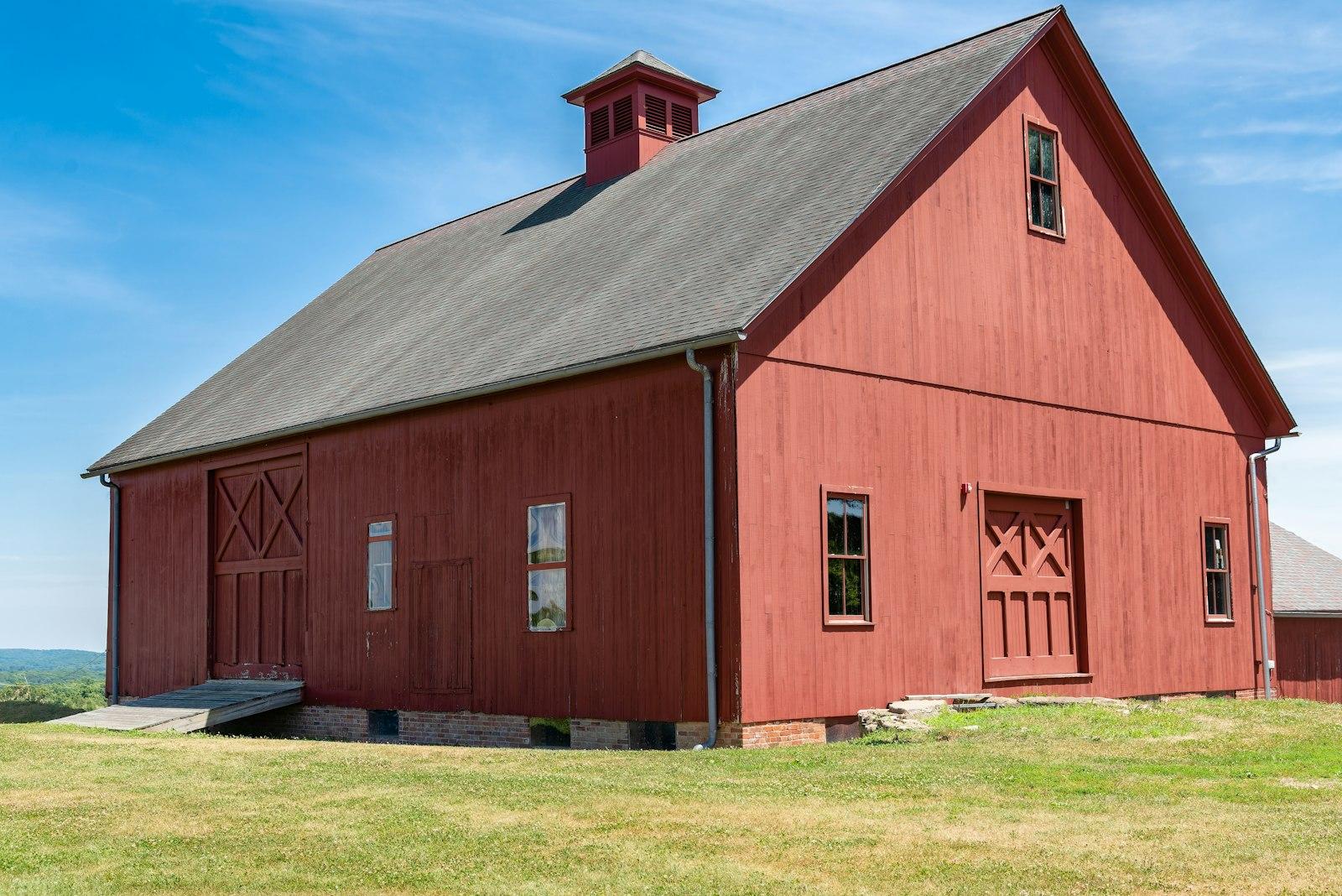 The Simple, Elegant Red Barn Of Rose Farm (Circa 1 jigsaw puzzle preview